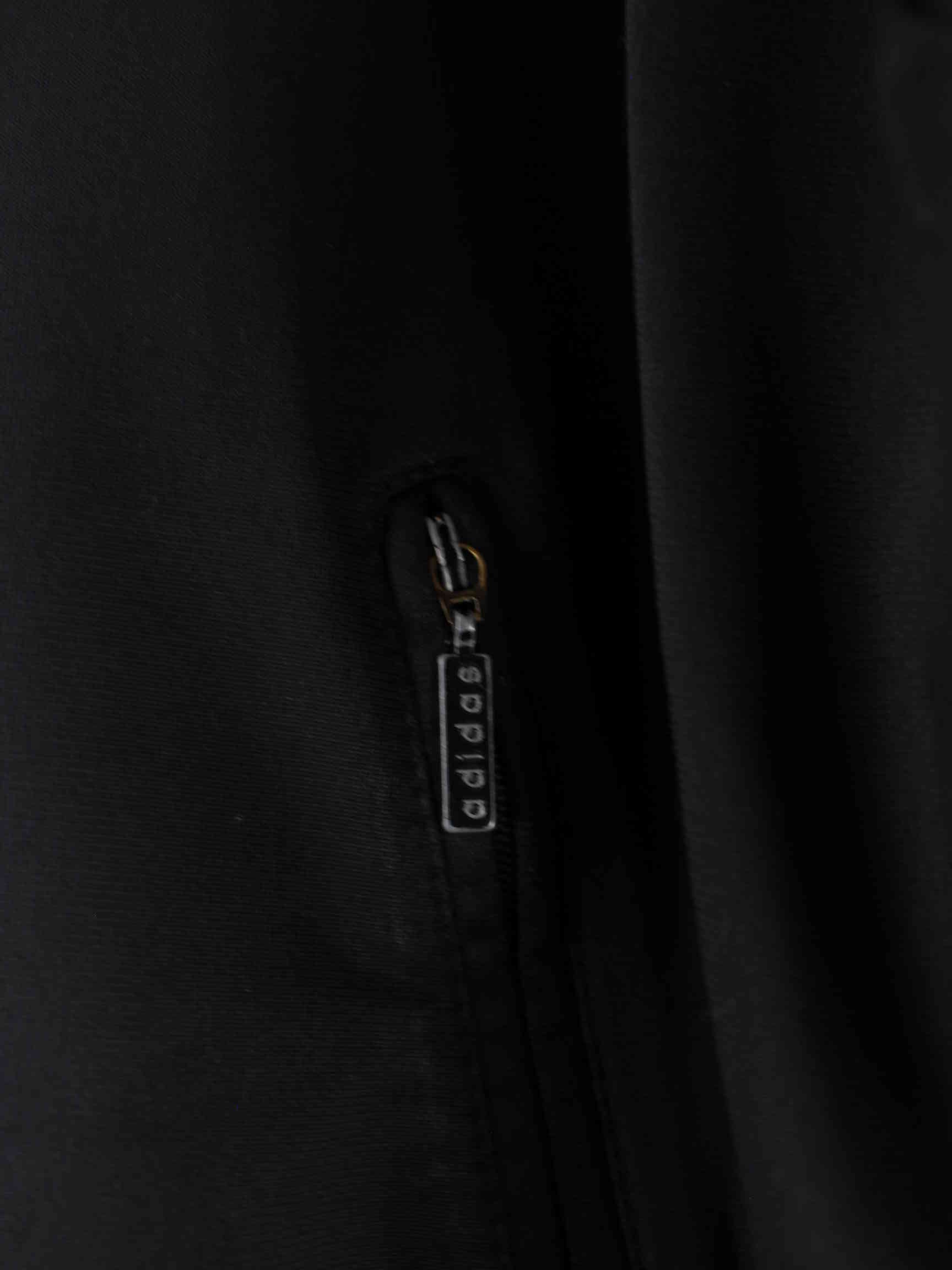 Adidas 90s Vintage Trefoil Embroidered Trainingsjacke Schwarz S (detail image 3)