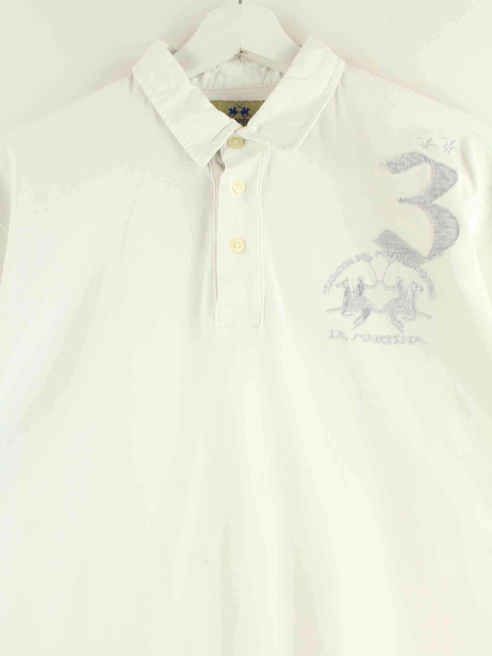 La Martina Embroidered Polo Weiß L (detail image 1)