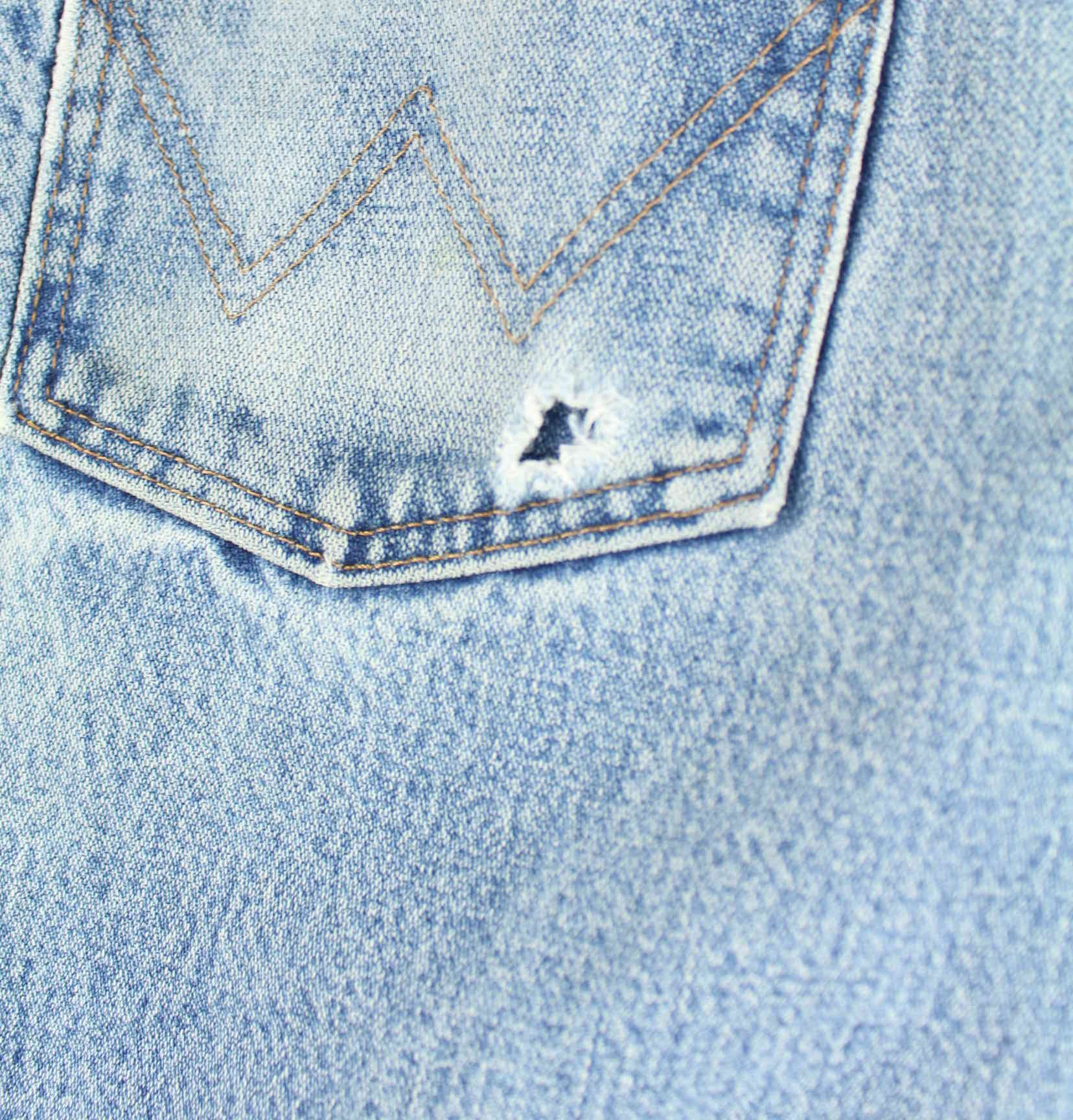 Wrangler y2k Slim Fit Jeans Blau W36 L32 (detail image 2)