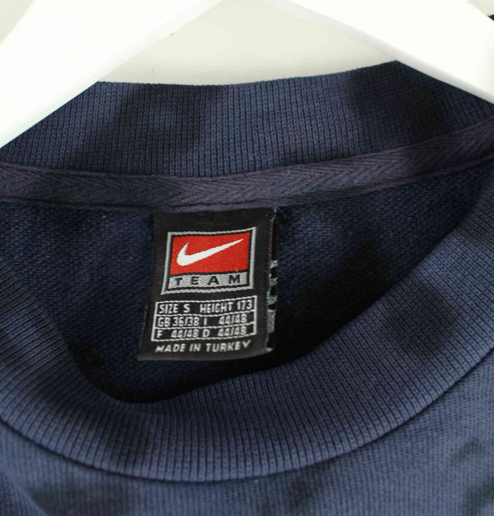 Nike 1999 Vintage Real Madrid Center Swoosh Tie Dye Sweater Blau S (detail image 5)