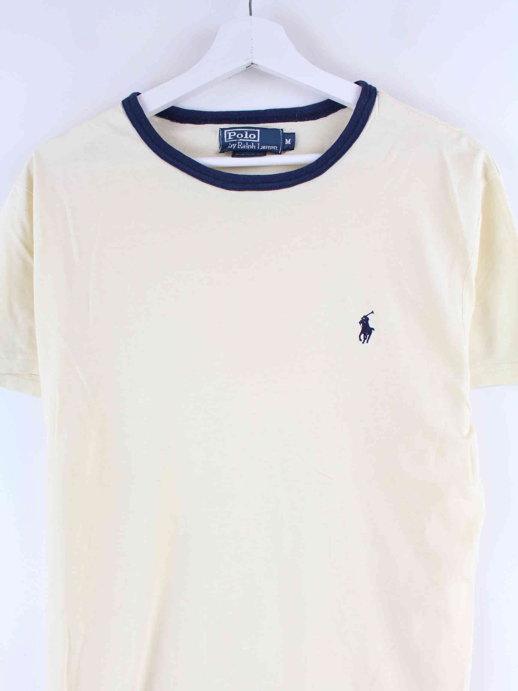 Ralph Lauren y2k Basic T-Shirt Beige M (detail image 1)