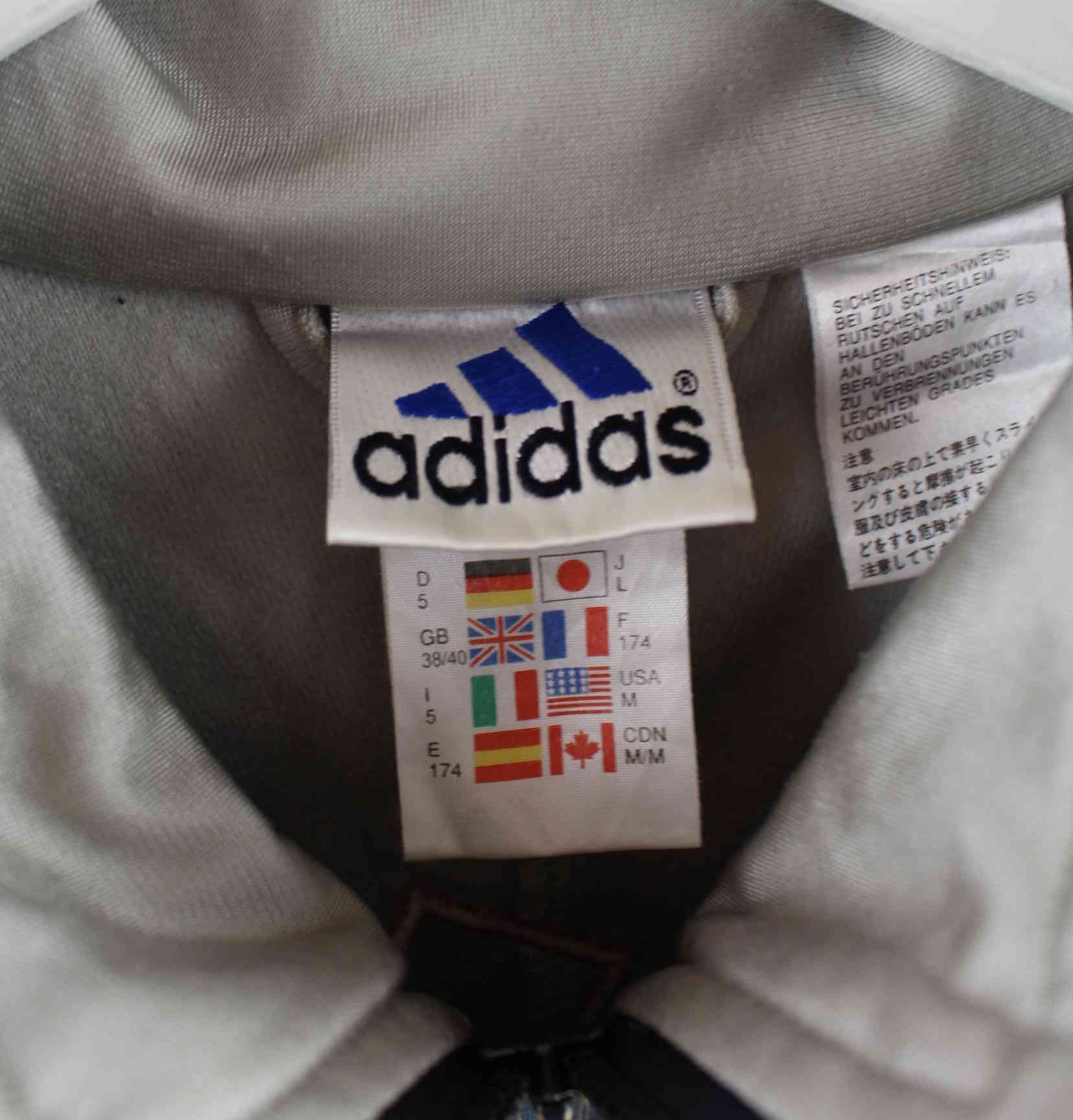 Adidas 90s Vintage Embroidered Performance Trainingsjacke Blau M (detail image 2)