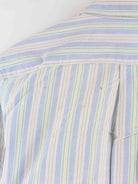 Ralph Lauren 90s Vintage Gestreiftes Hemd Blau XL (detail image 4)