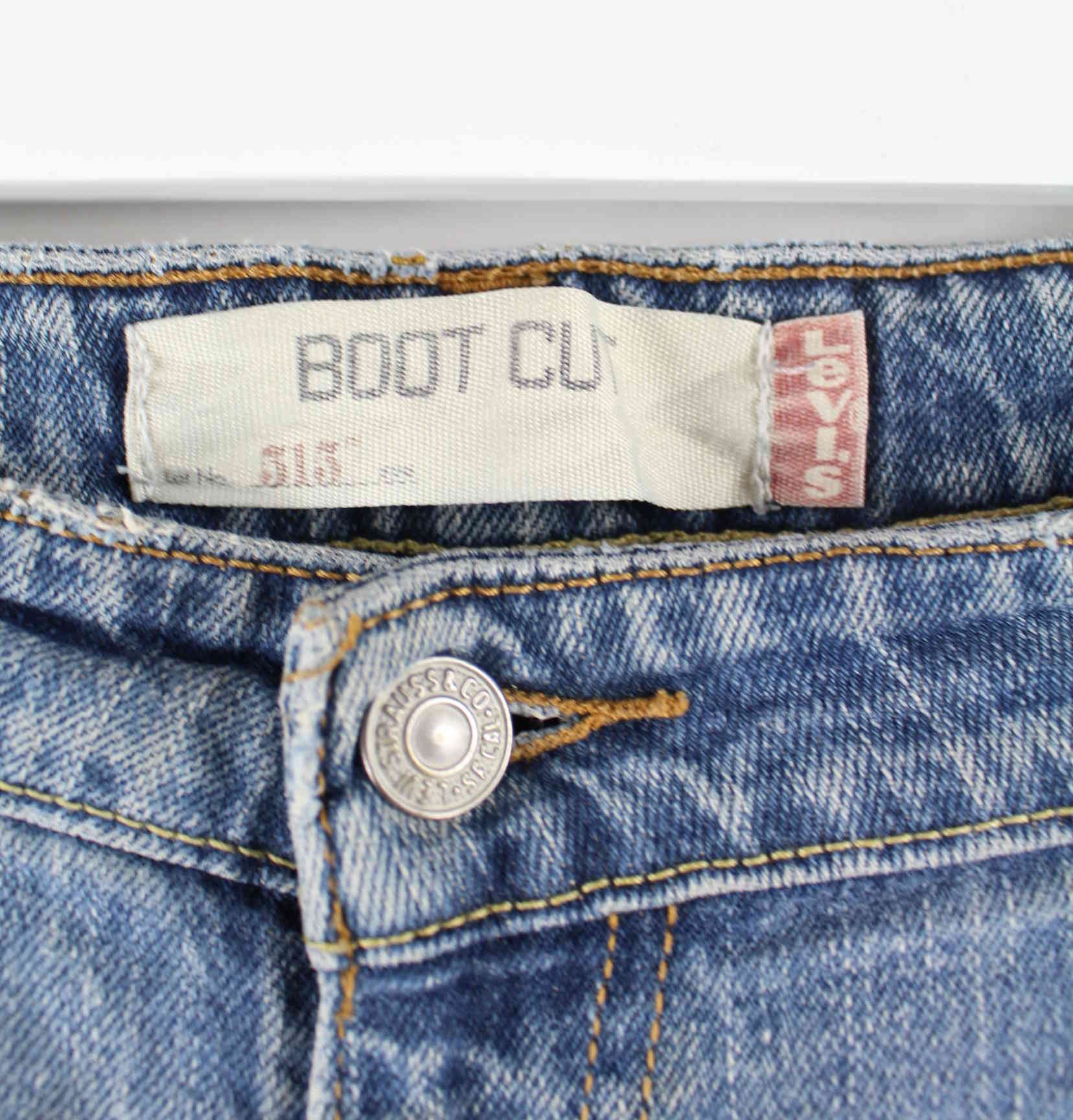 Levi's 515 Boot Cut Jeans Blau W40 L30 (detail image 3)