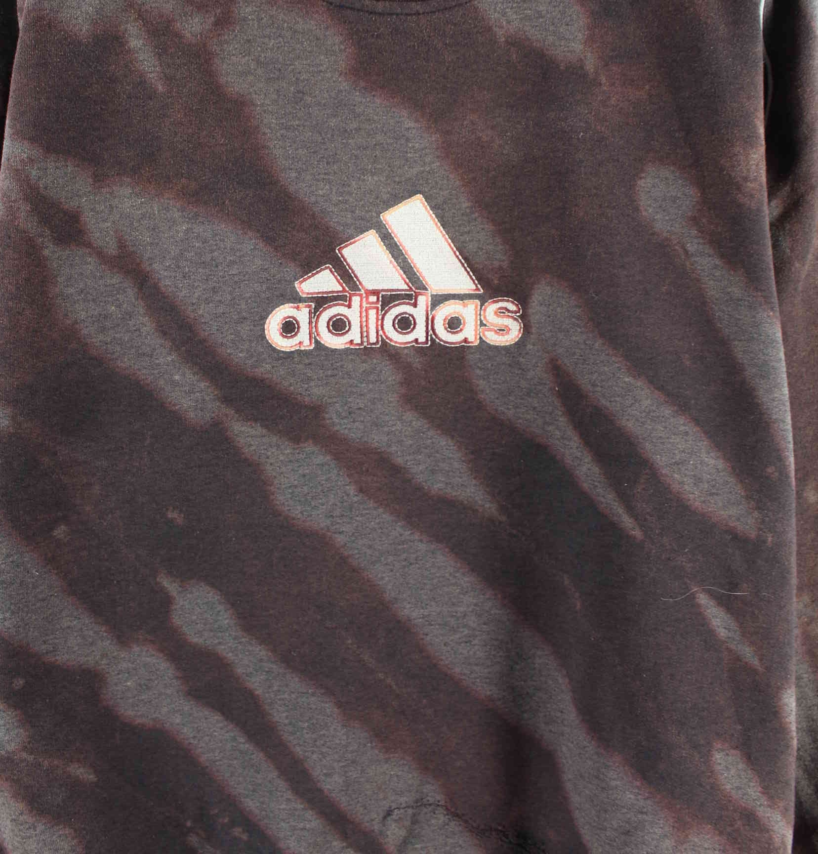 Adidas y2k Embroidered Tie Dye Sweater Braun L (detail image 1)