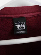 Stussy Embroidered Sweater Rot M (detail image 2)