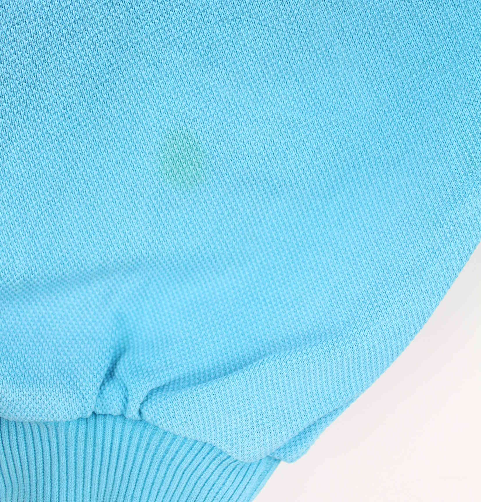 Lacoste 90s Vintage Embroidered Sweater Blau M (detail image 5)