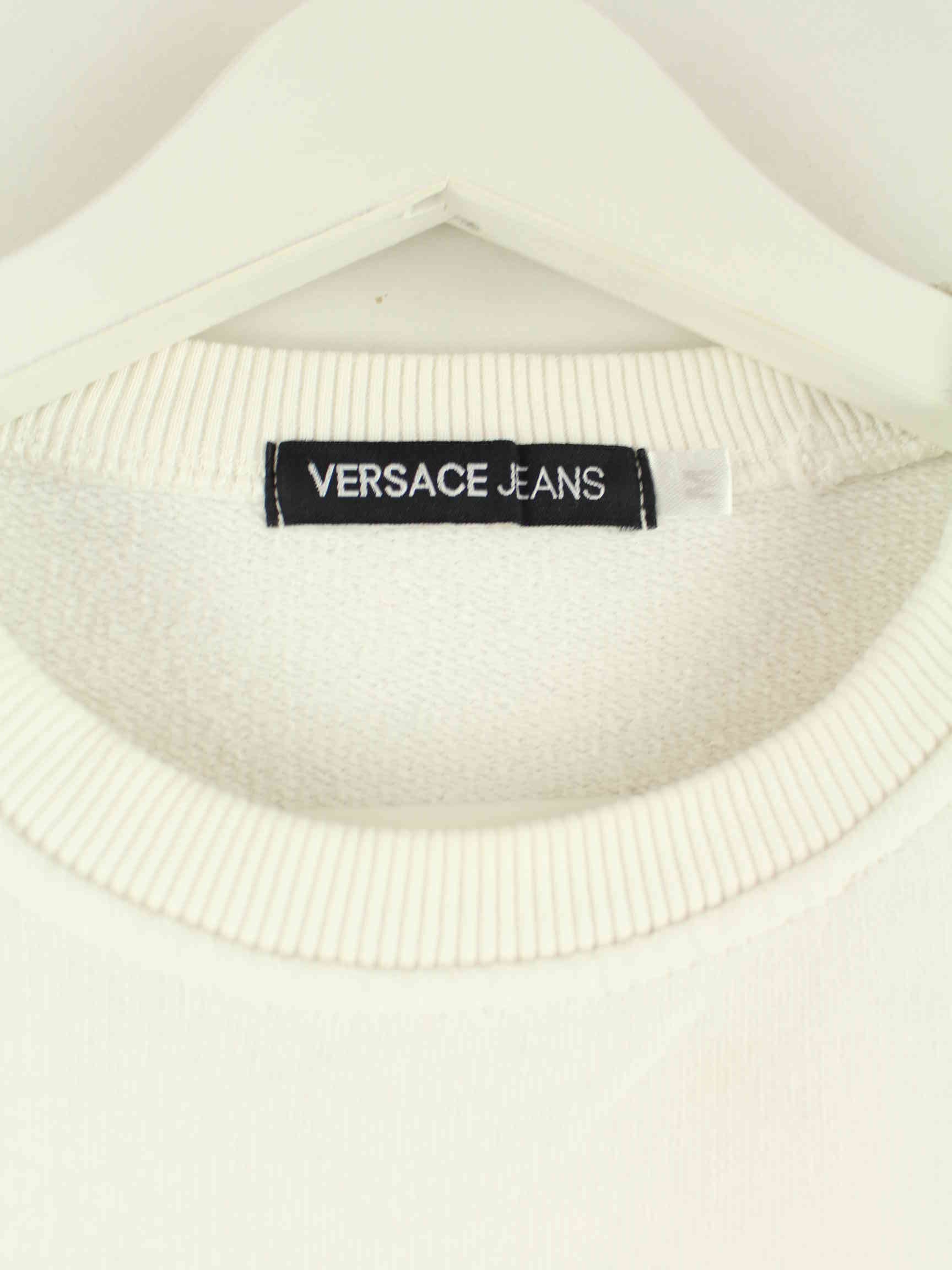 Versace Jeans Embroidered Sweater Weiß M (detail image 2)