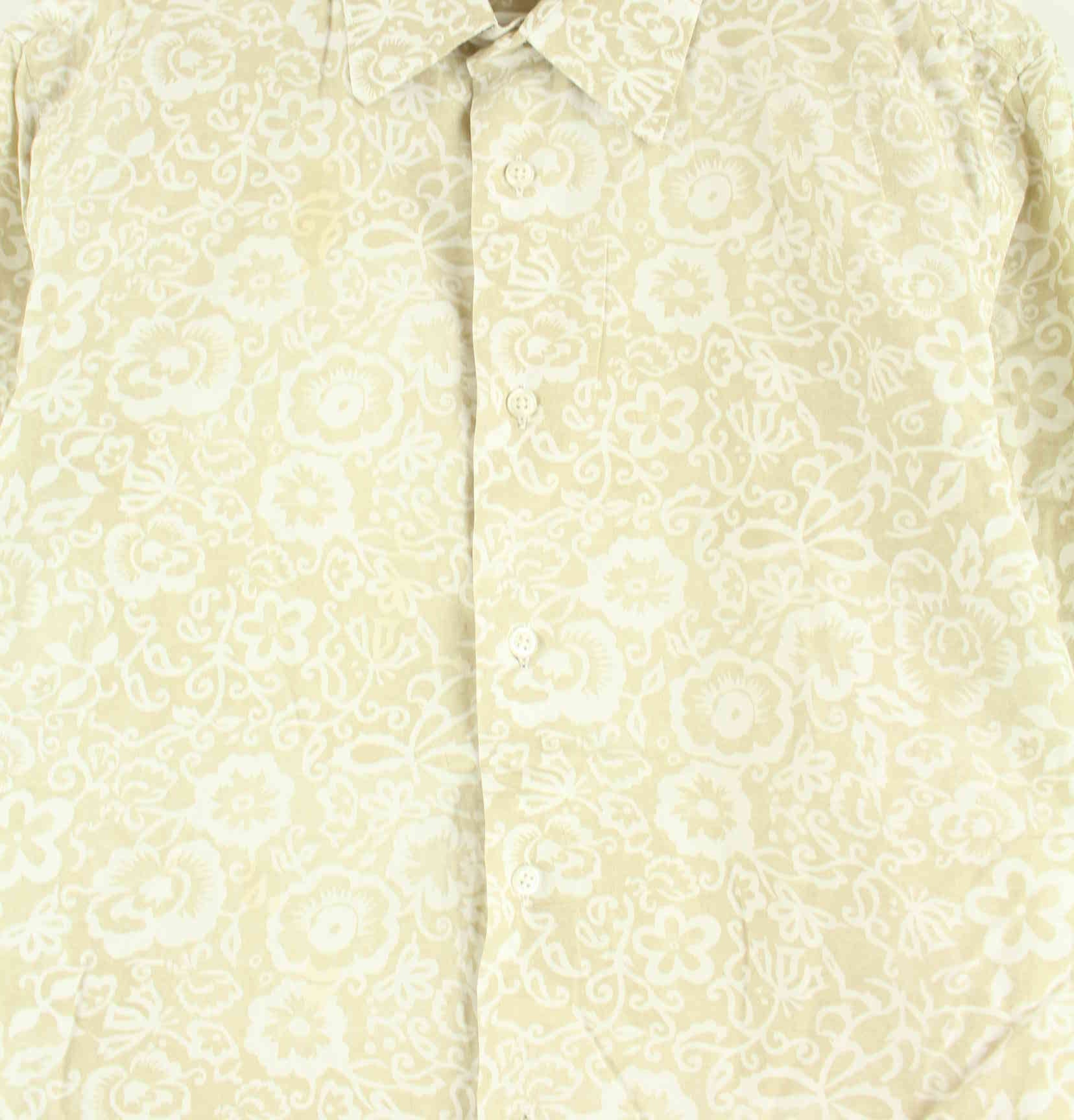 Vintage Pattern Hemd Beige M (detail image 1)