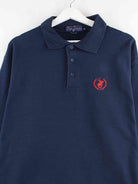 Vintage Langarm Polo Blau XL (detail image 1)