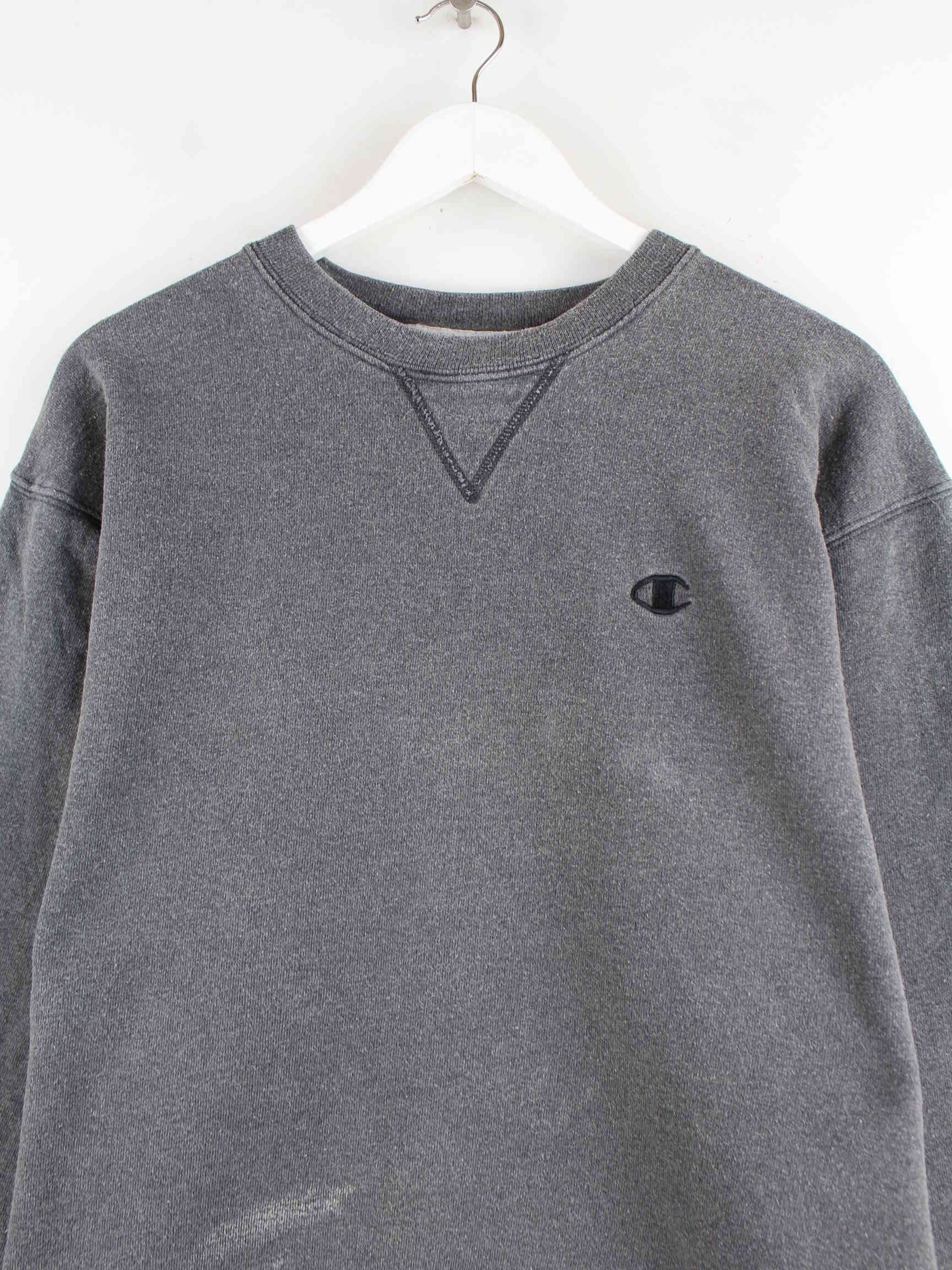 Champion 00s Basic Sweater Grau L (detail image 1)