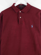 Ralph Lauren Slim Fit Langarm Polo Rot L (detail image 1)