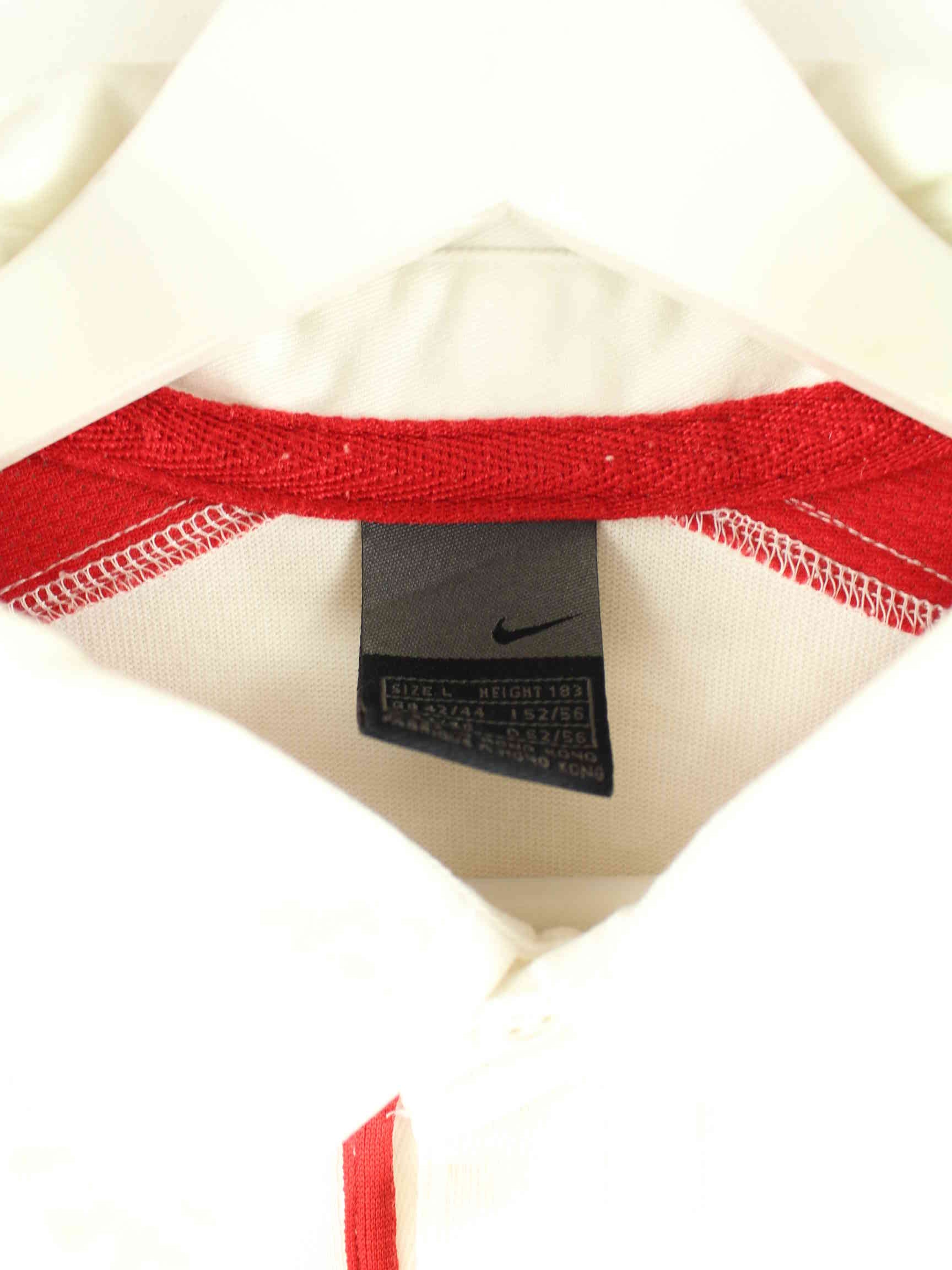 Nike 2003 Vintage Rugby Embroidered Polo Weiß L (detail image 2)