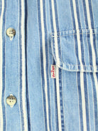Levi's 00s Striped Hemd Blau L (detail image 5)