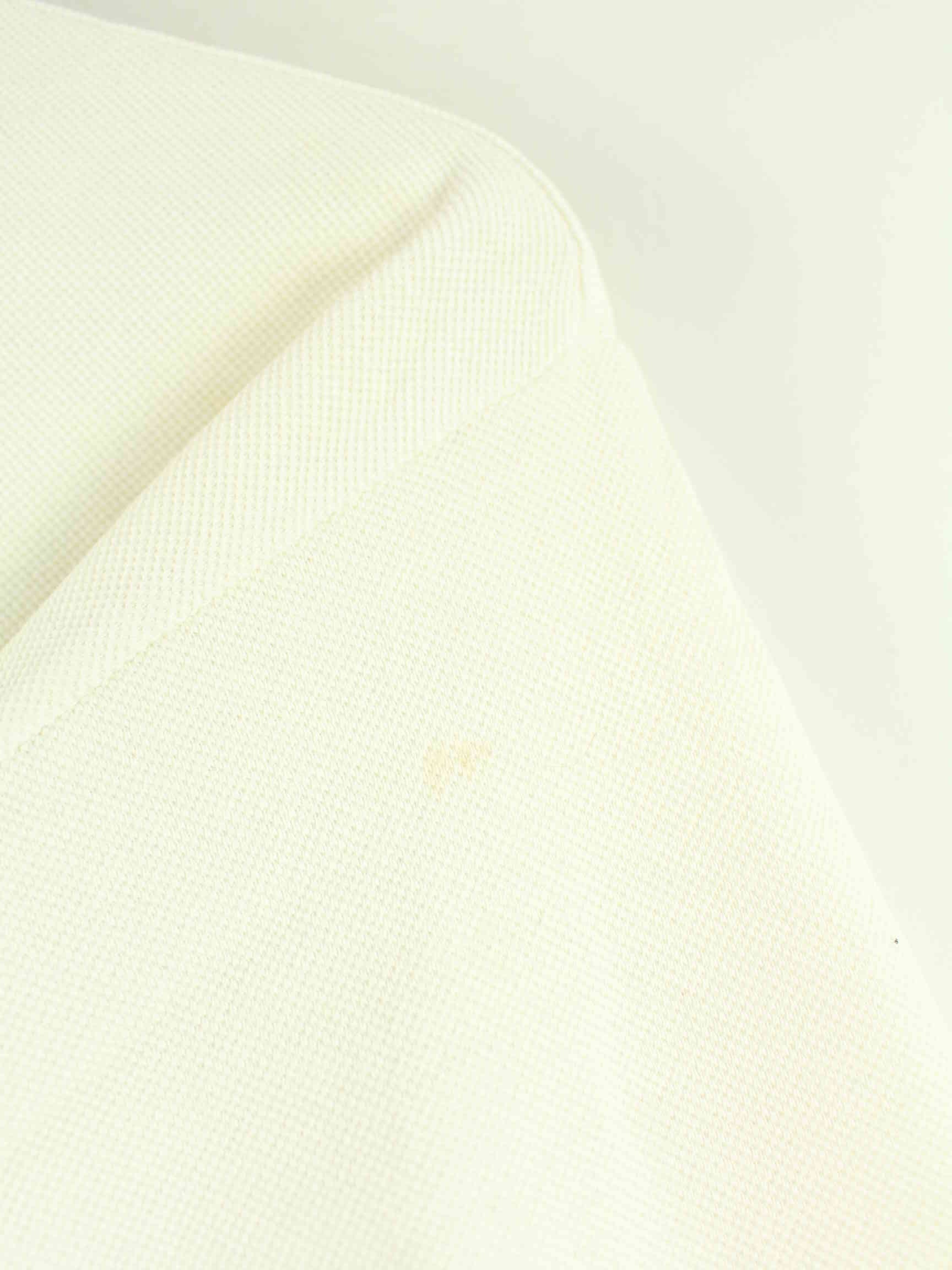 Lacoste 90s Vintage Polo Sweater Beige M (detail image 3)