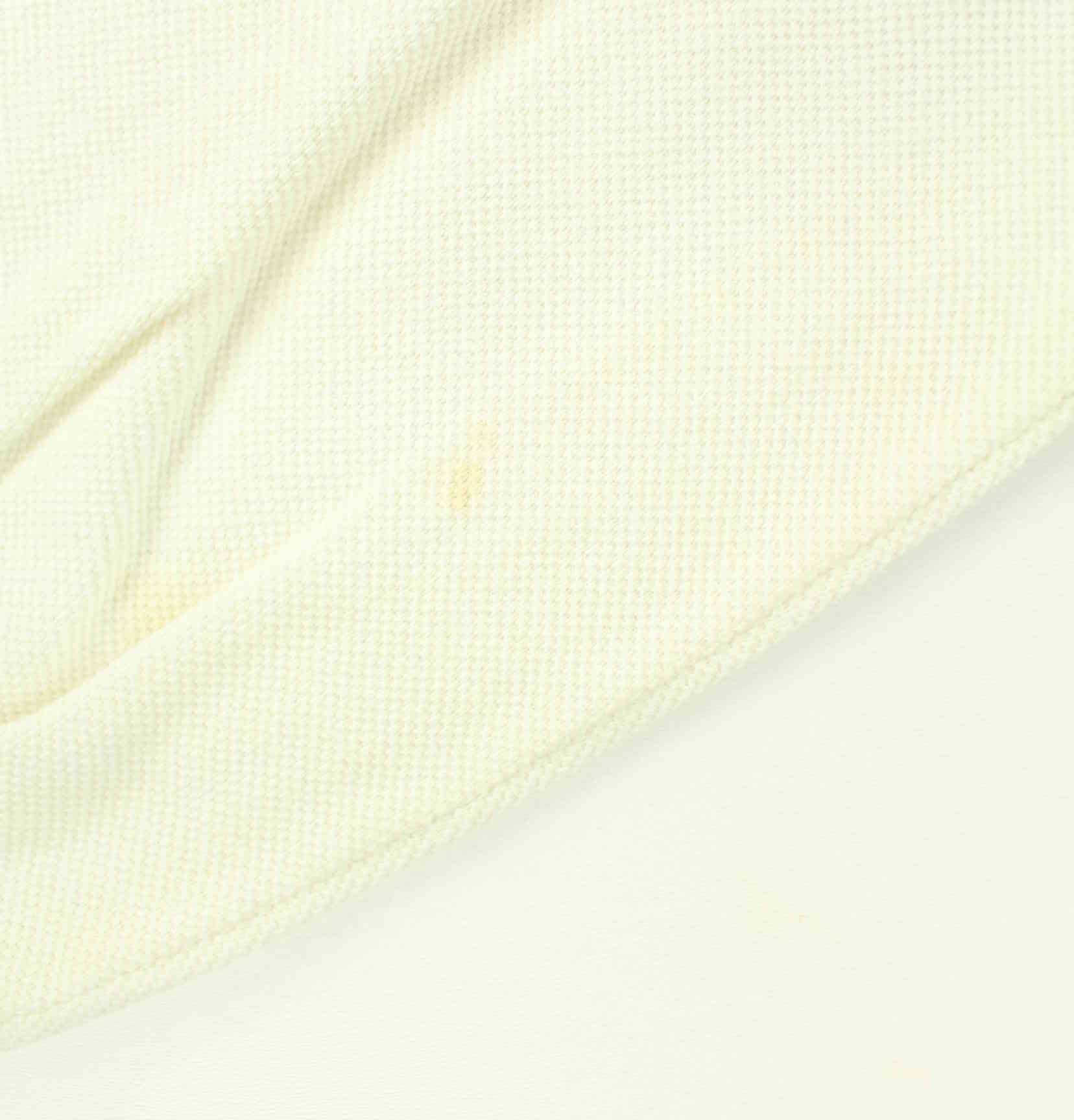 Lacoste 90s Vintage Polo Sweater Beige M (detail image 7)