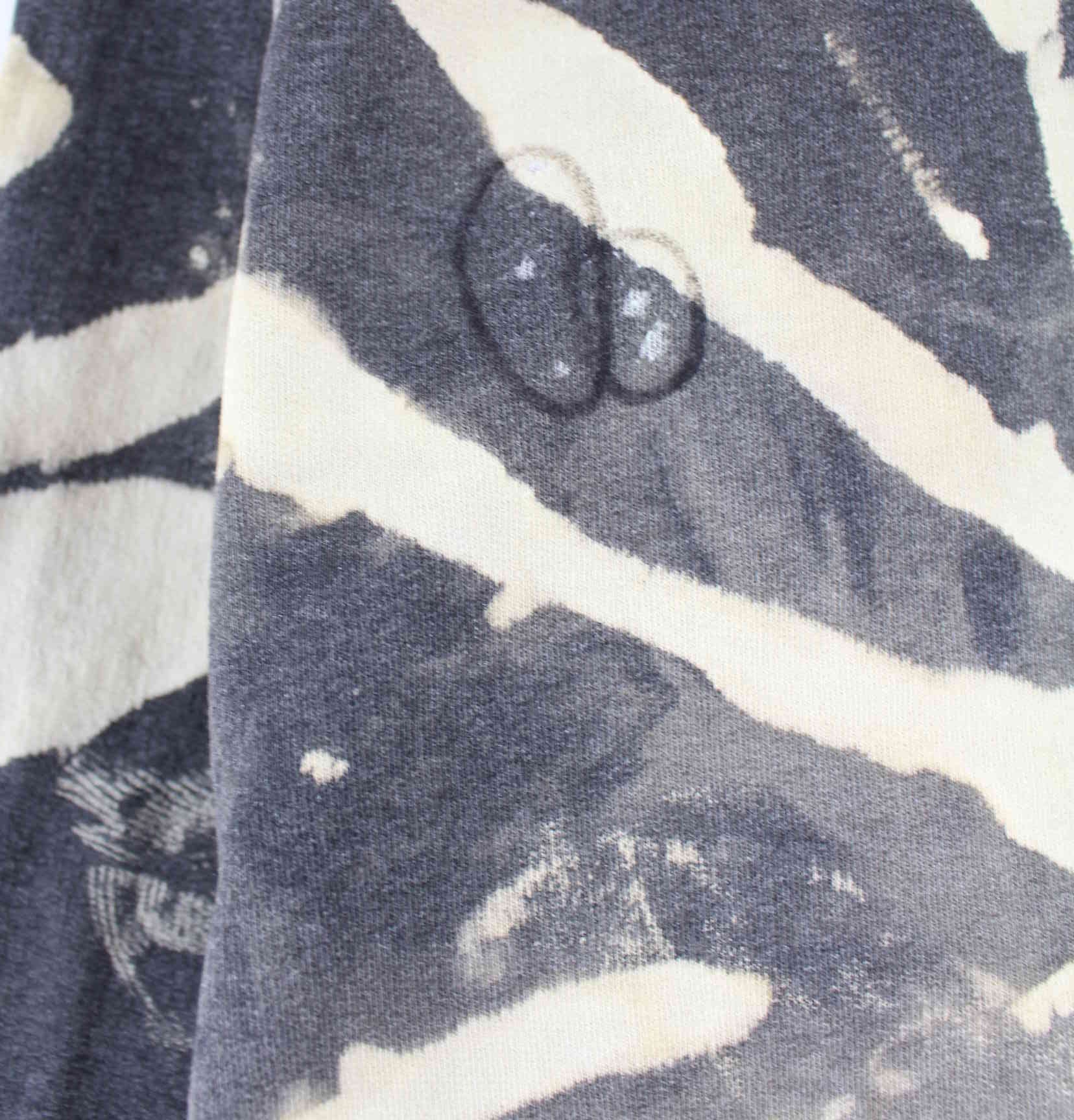 Timberland 90s Vintage Embroidered Tie Dye Sweater Grau M (detail image 3)