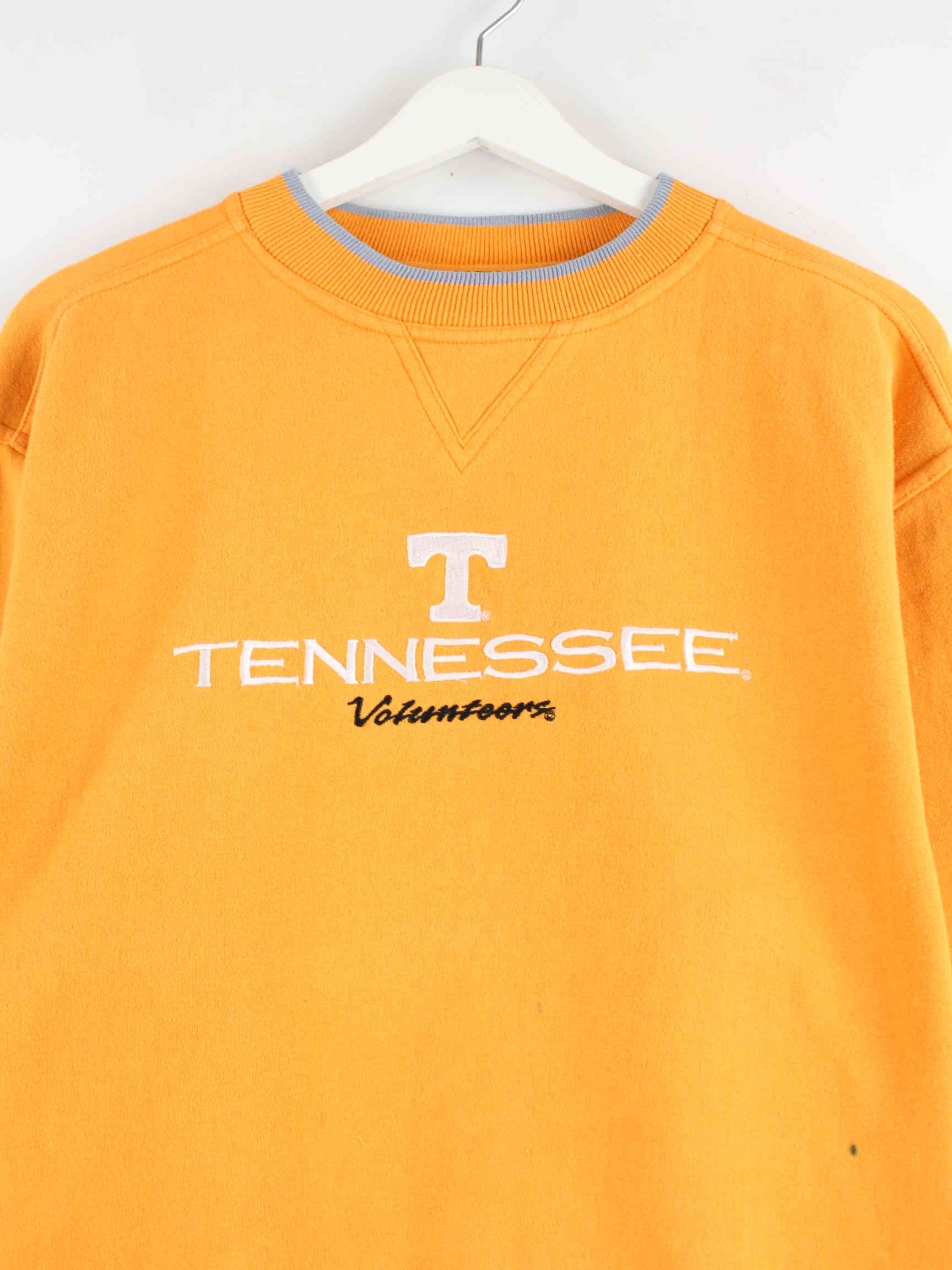 Vintage 90s Vintage Tennessee Volunteers Embroidered Sweater Orange M (detail image 1)