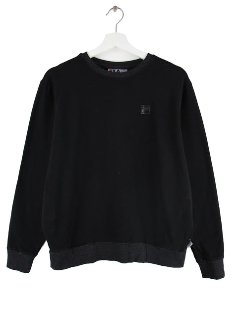 Fila Damen Basic Dyed Sweater Schwarz M