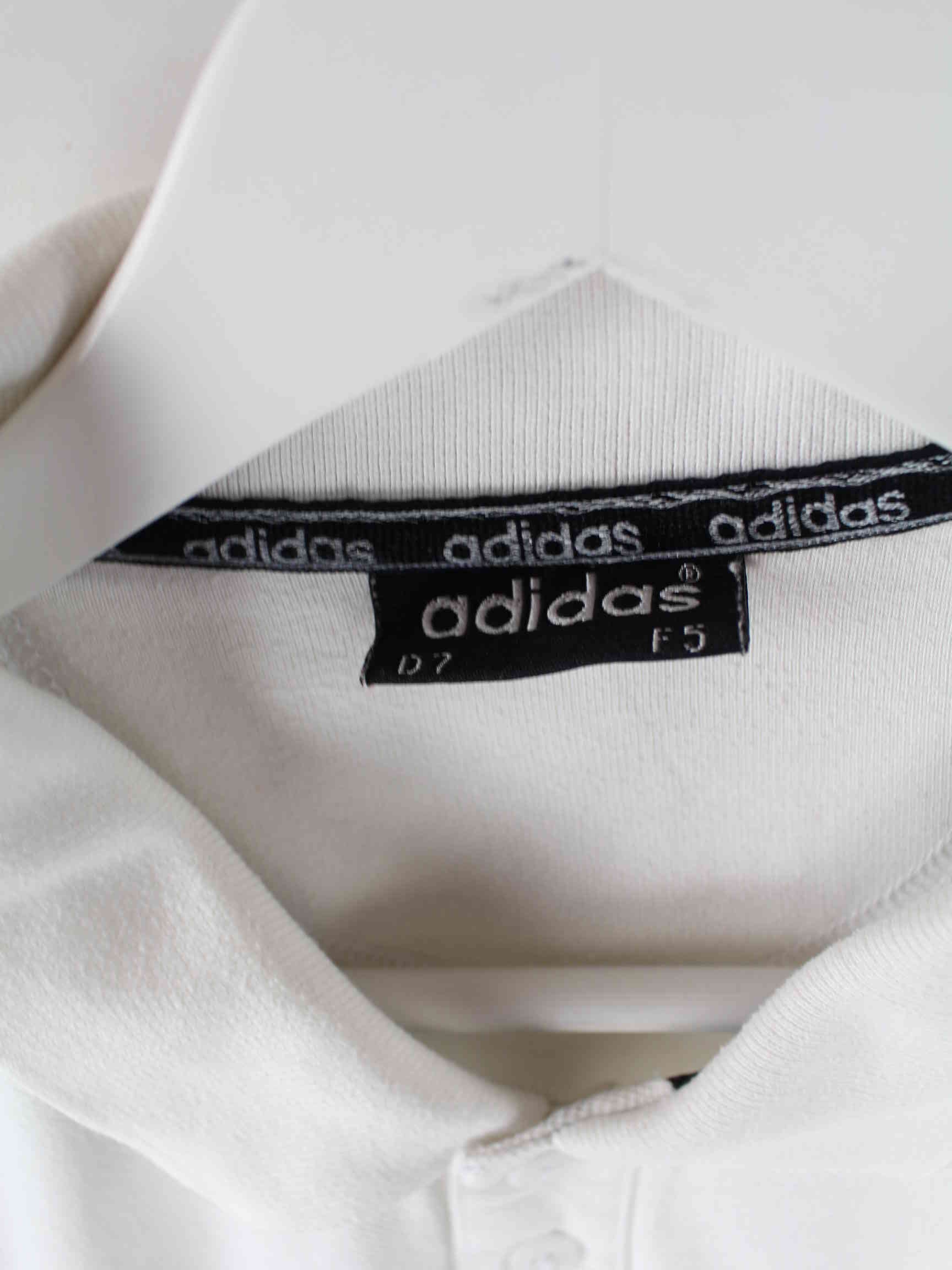 Adidas 90s Vintage Squash Print Polo Weiß XL (detail image 2)