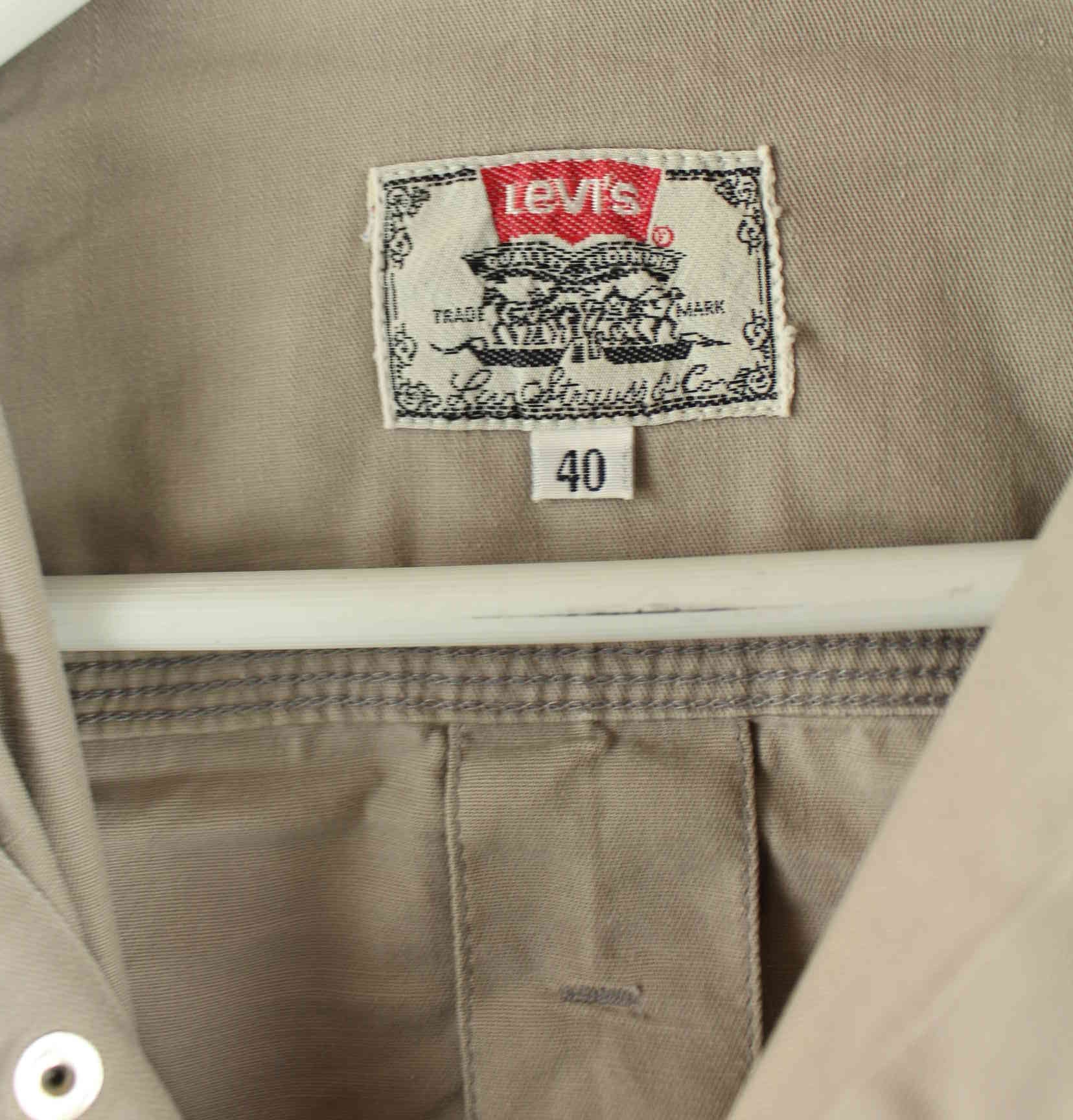 Levi's 90s Vintage Hemd Grau L (detail image 2)