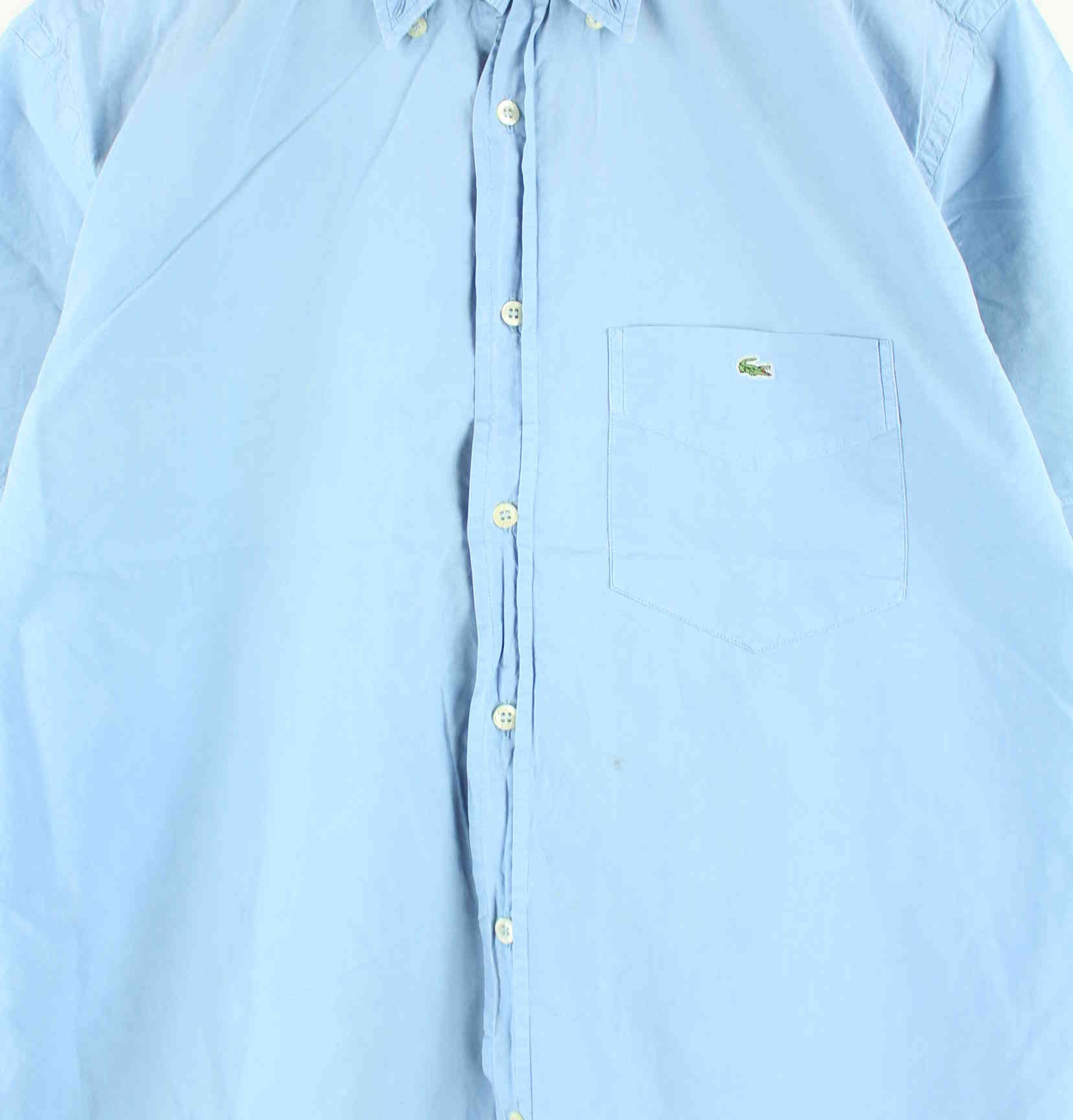 Lacoste Basic Kurzarm Hemd Blau L (detail image 1)