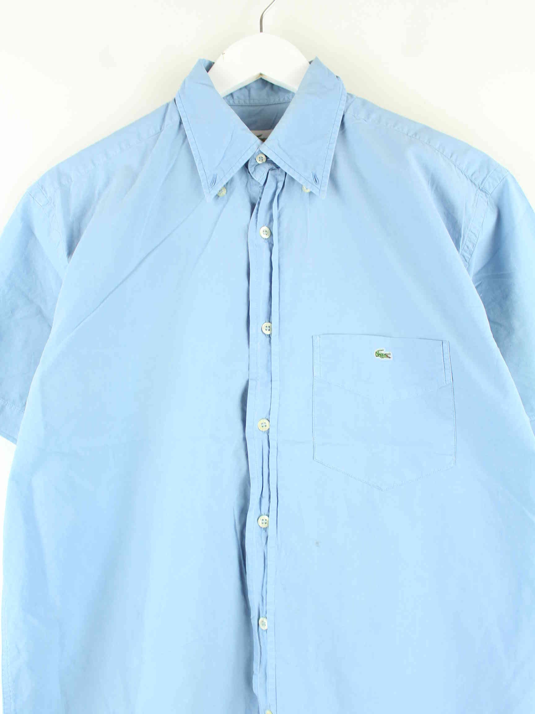 Lacoste Basic Kurzarm Hemd Blau L (detail image 1)