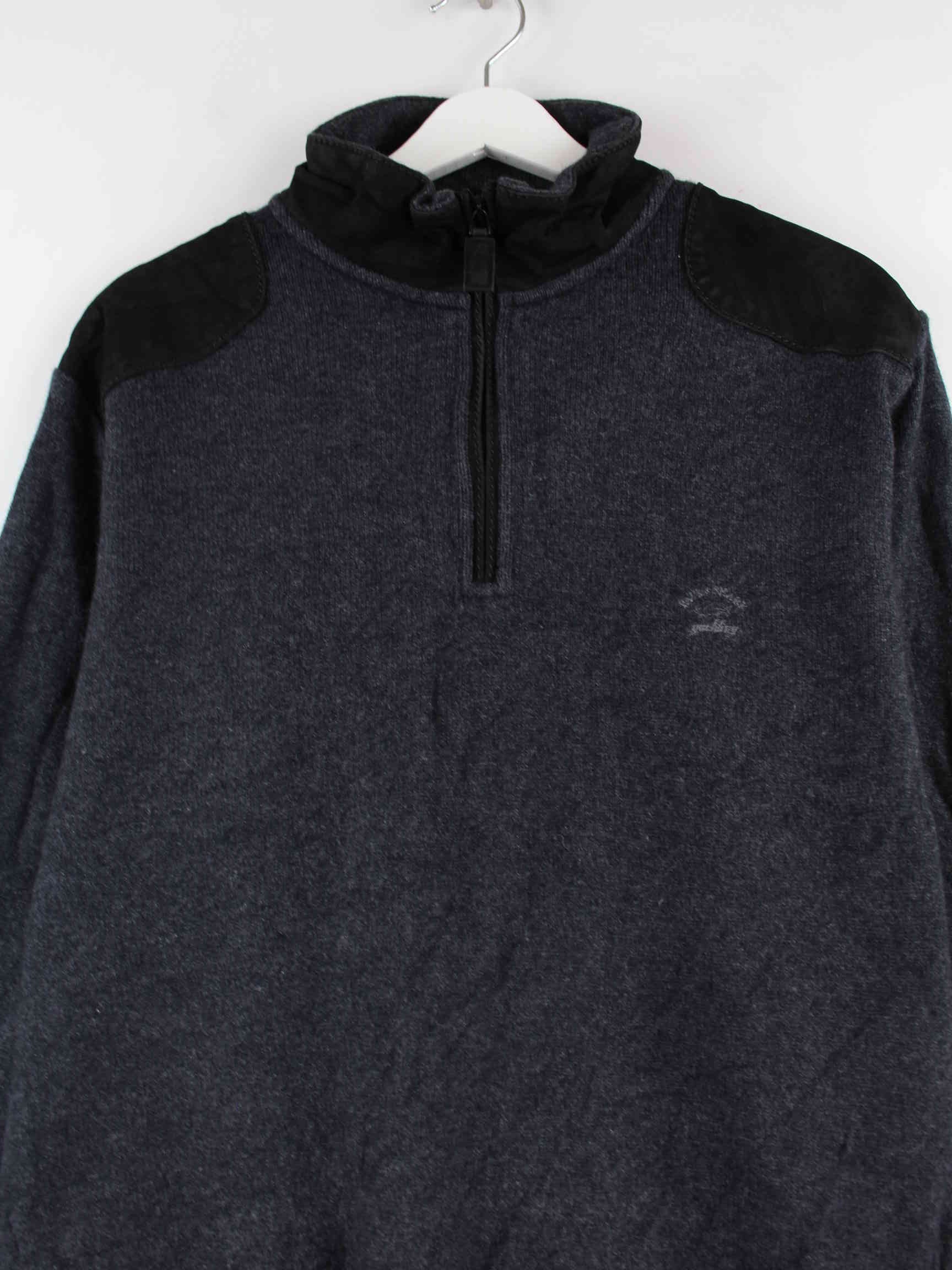 Paul & Shark Half Zip Merino Woll/Kaschmir Pullover Grau L (detail image 1)