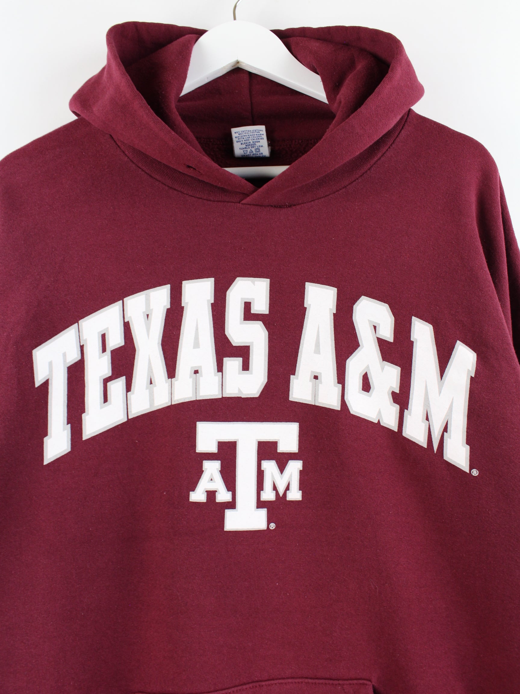 Russell Athletic 90s Texas A&M Hoodie Rot XXL – Peeces