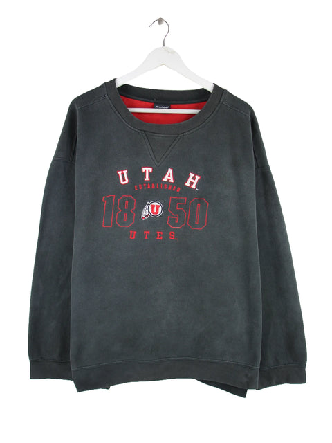 Vintage Damen Utah Utes Sweater Grau XXL