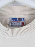 Nascar 90s Vintage Embroidered Sweater Beige L (detail image 1)