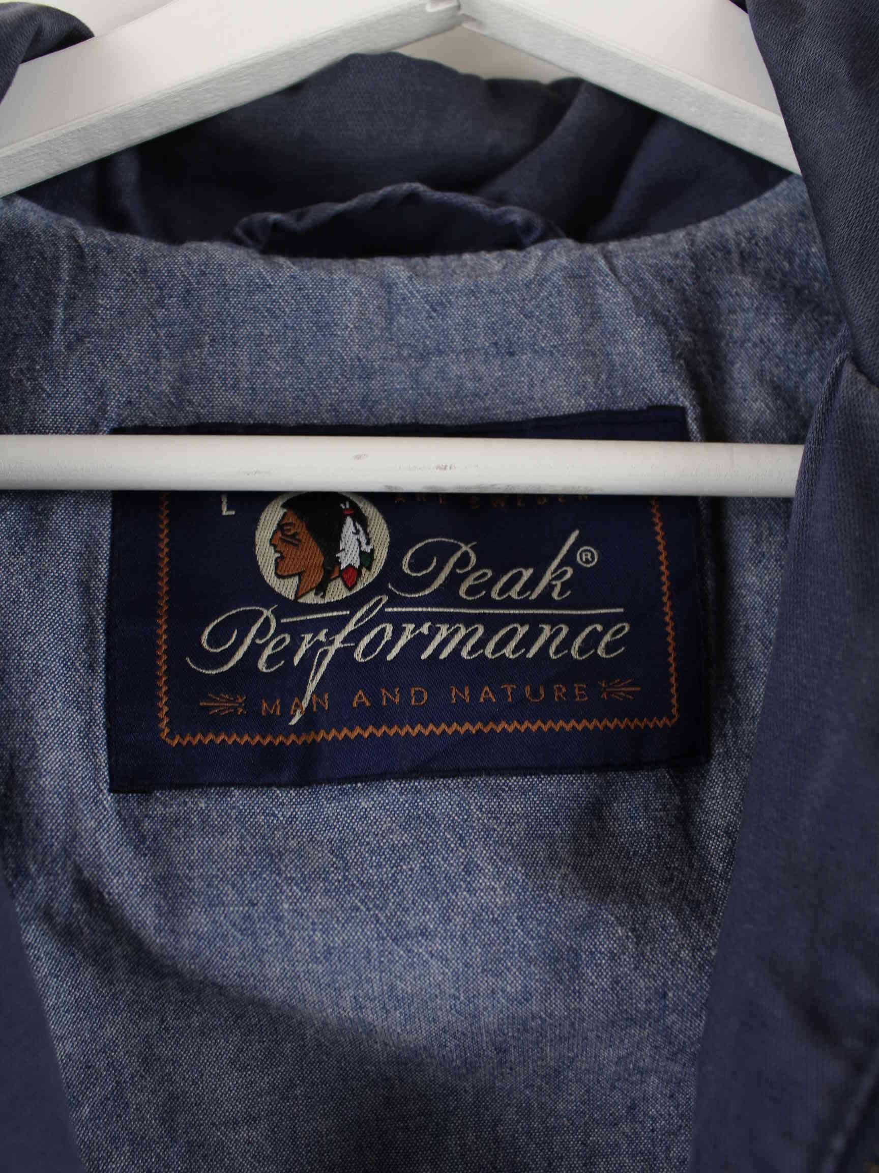 Peak Performance 00s Harrington Jacke Blau L (detail image 2)