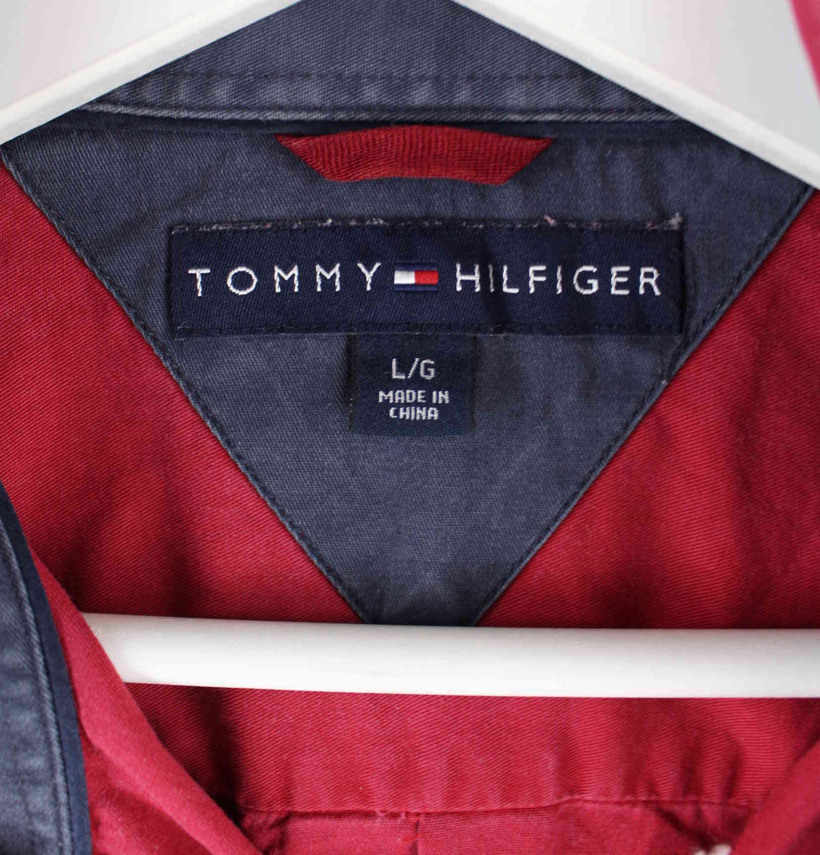 Tommy Hilfiger 00s Basic Hemd Rot L (detail image 2)