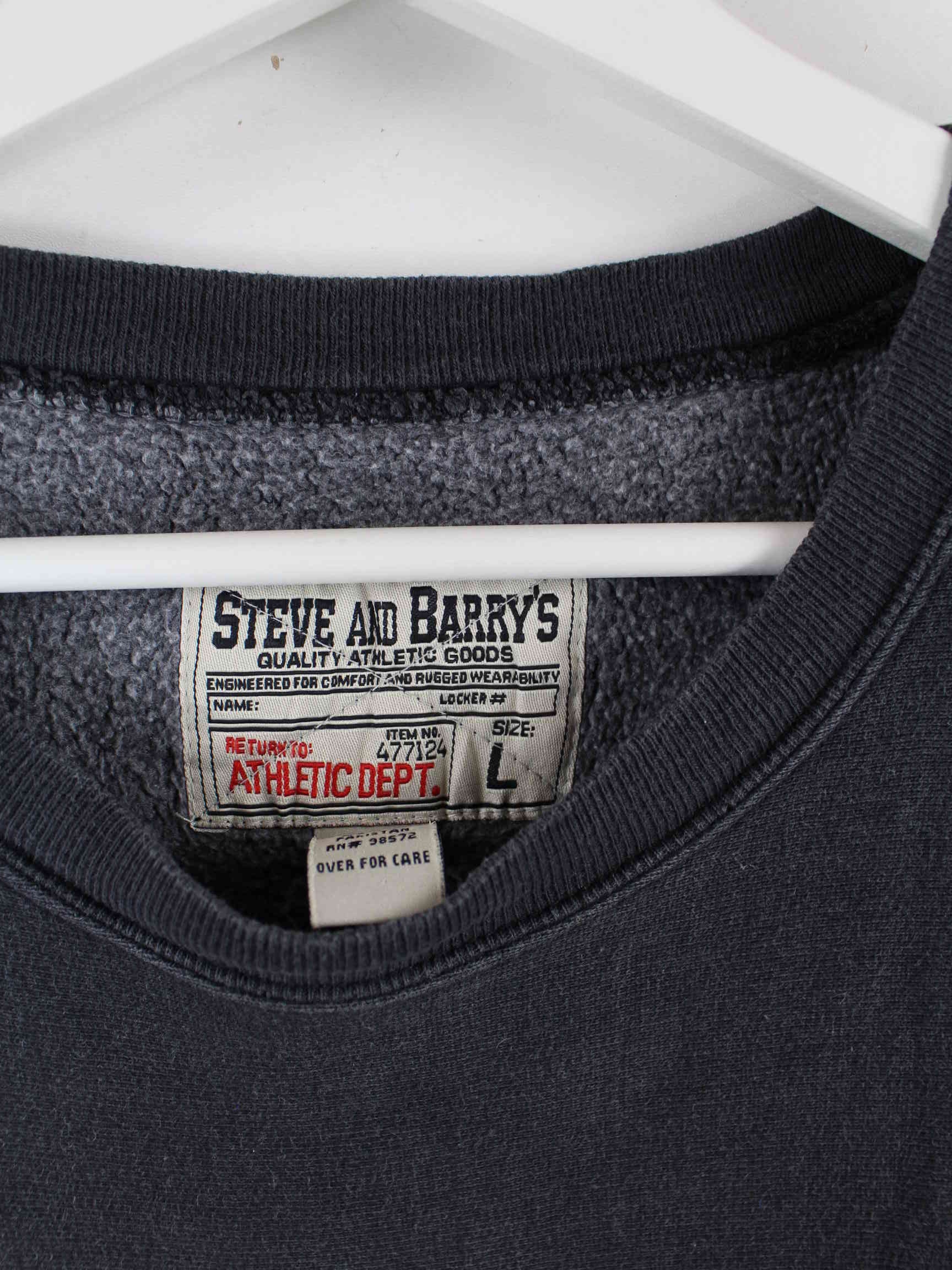 Steve & Barry's 90s Vintage Embroidered Heavy Sweater Schwarz XXL (detail image 2)