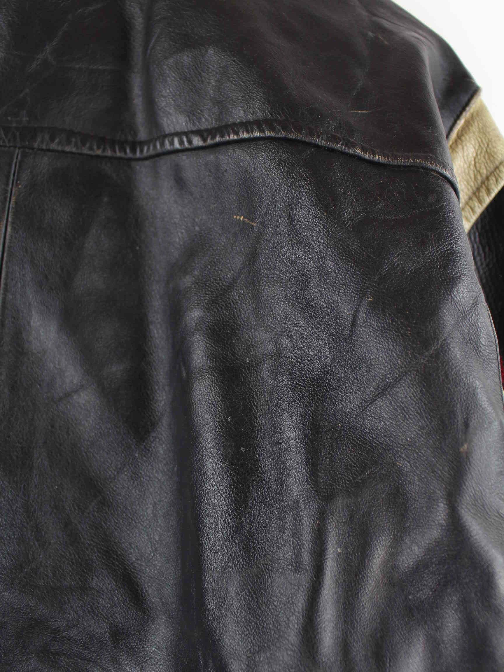 Redskins 90s Vintage Embroidered Jacke Schwarz XL (detail image 7)