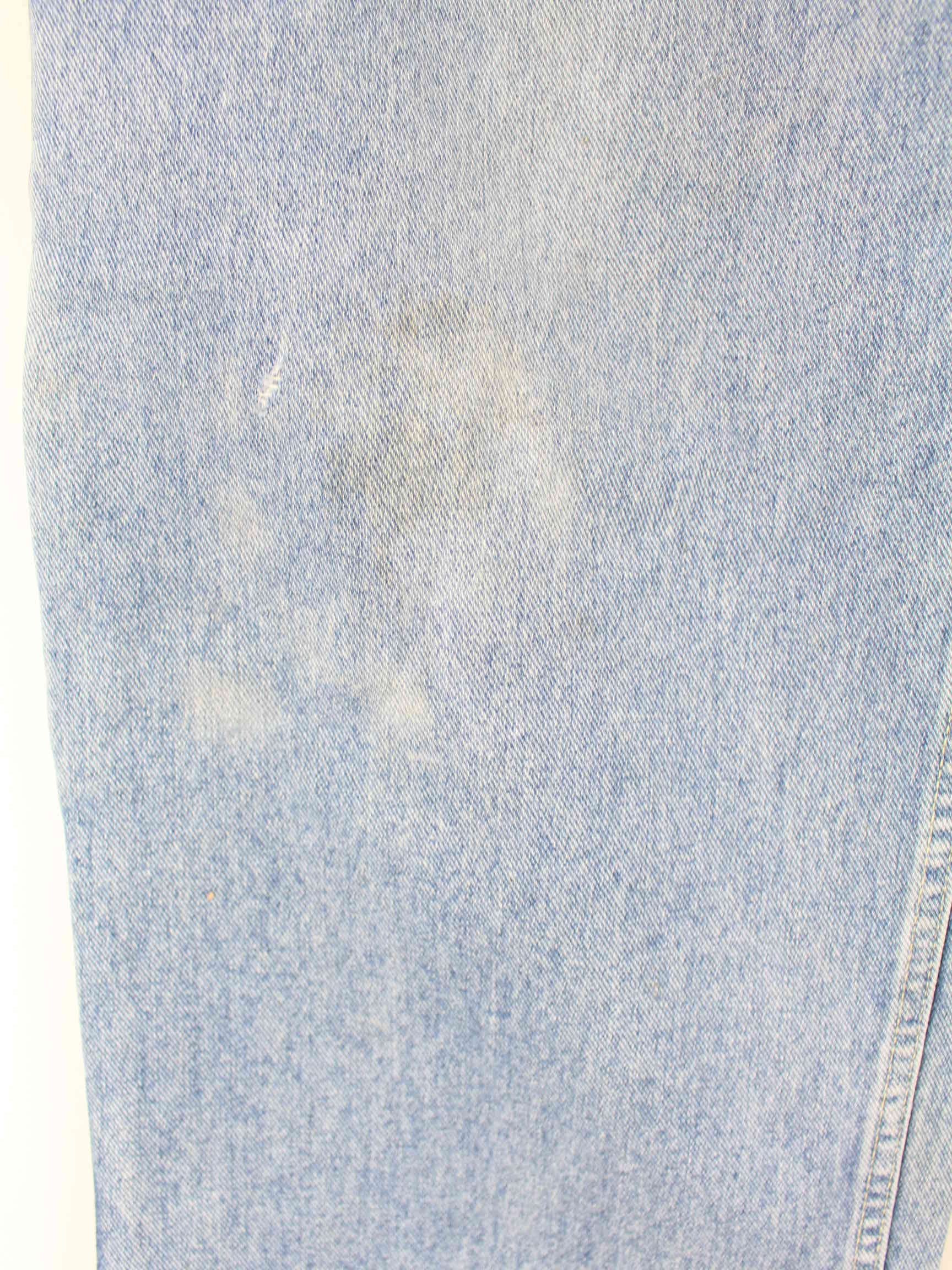 Freeman Porter y2k Embroidered Carpenter Jeans Blau W30 L32 (detail image 2)