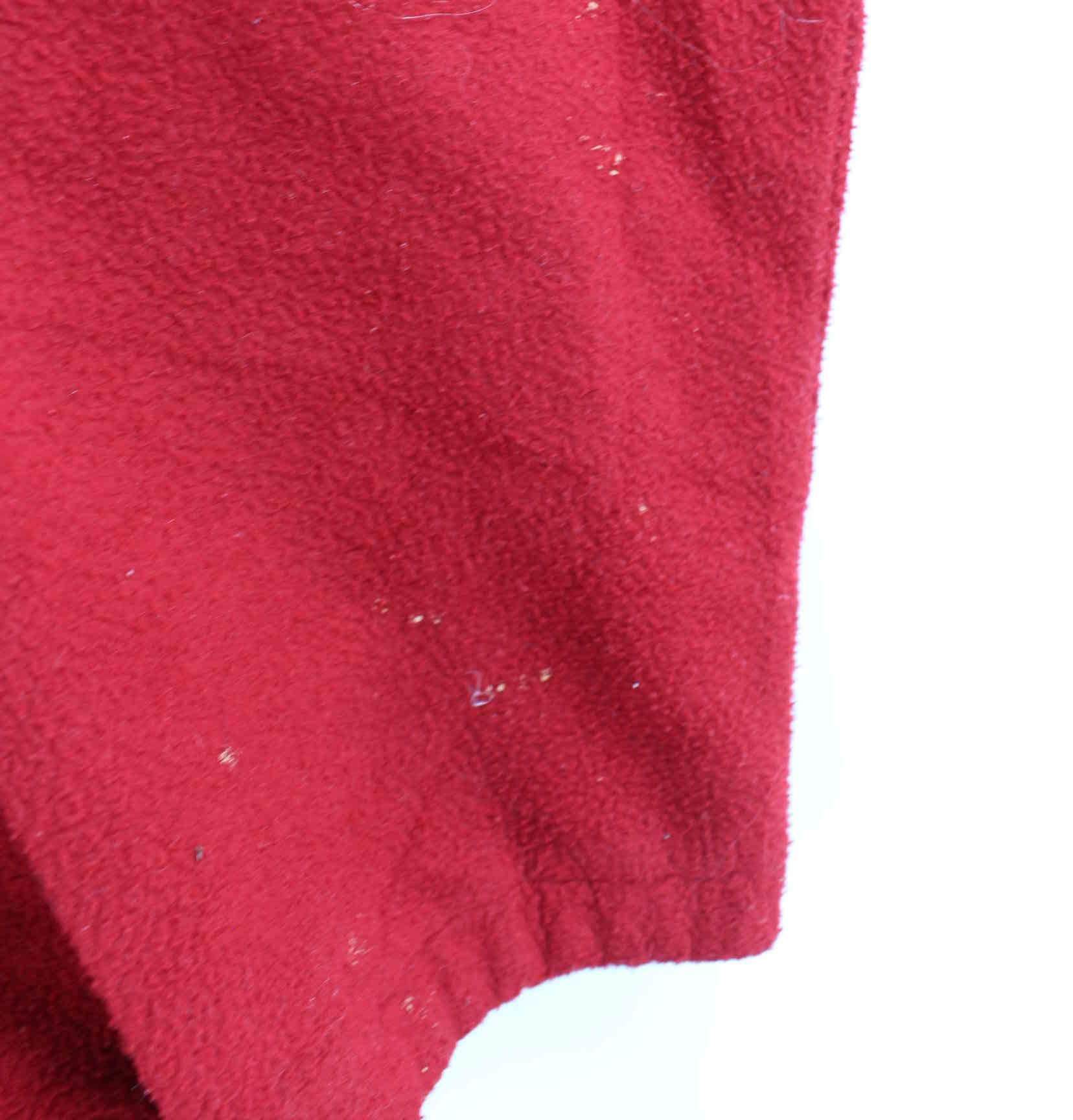 Gant 90s Vintage Fleece Half Zip Sweater Rot L (detail image 5)