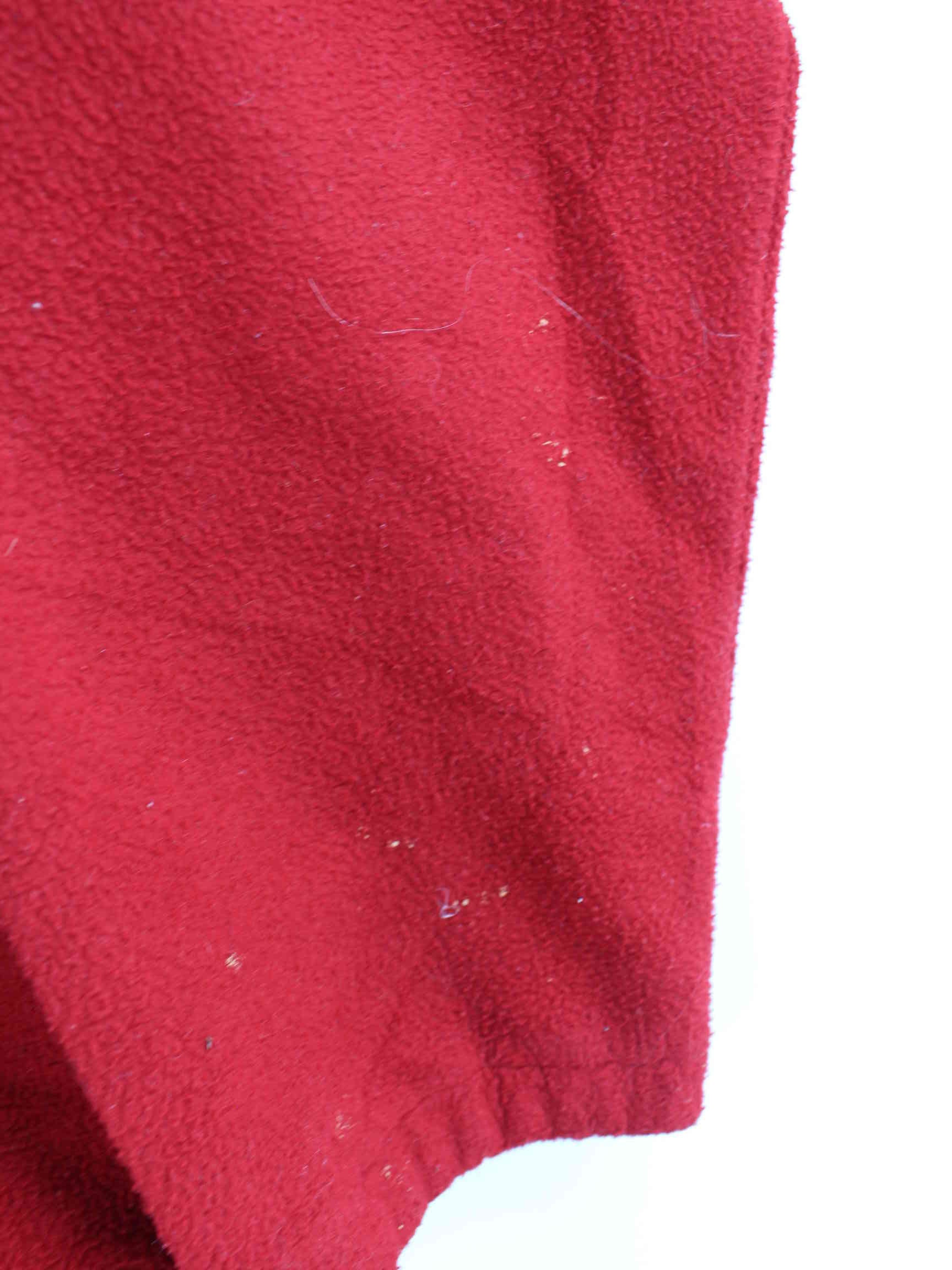 Gant 90s Vintage Fleece Half Zip Sweater Rot L (detail image 5)