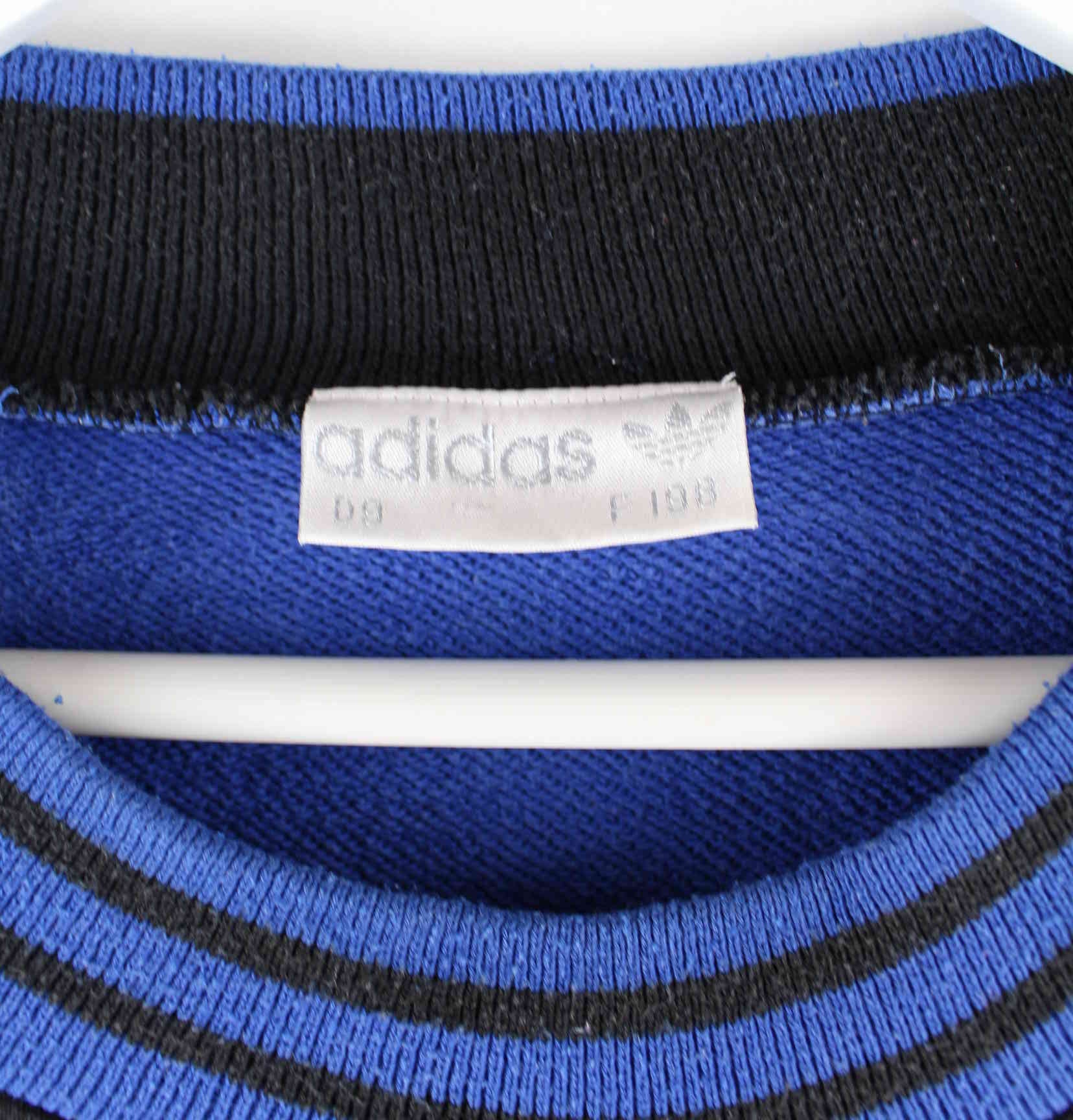 Adidas 80s Vintage Embroidered Football Sweater Blau 3XL (detail image 2)