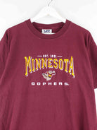 Lee 00s Minnesota Gophers Embroidered T-Shirt Rot L (detail image 1)