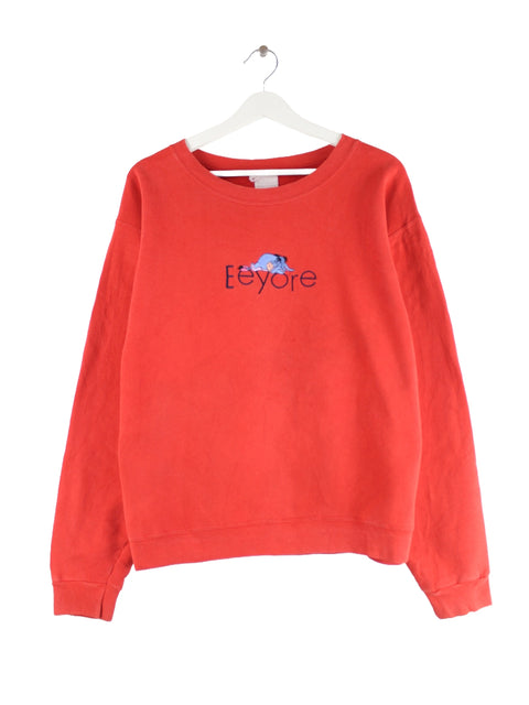Disney Damen 00s Eeyore Sweater Rot M