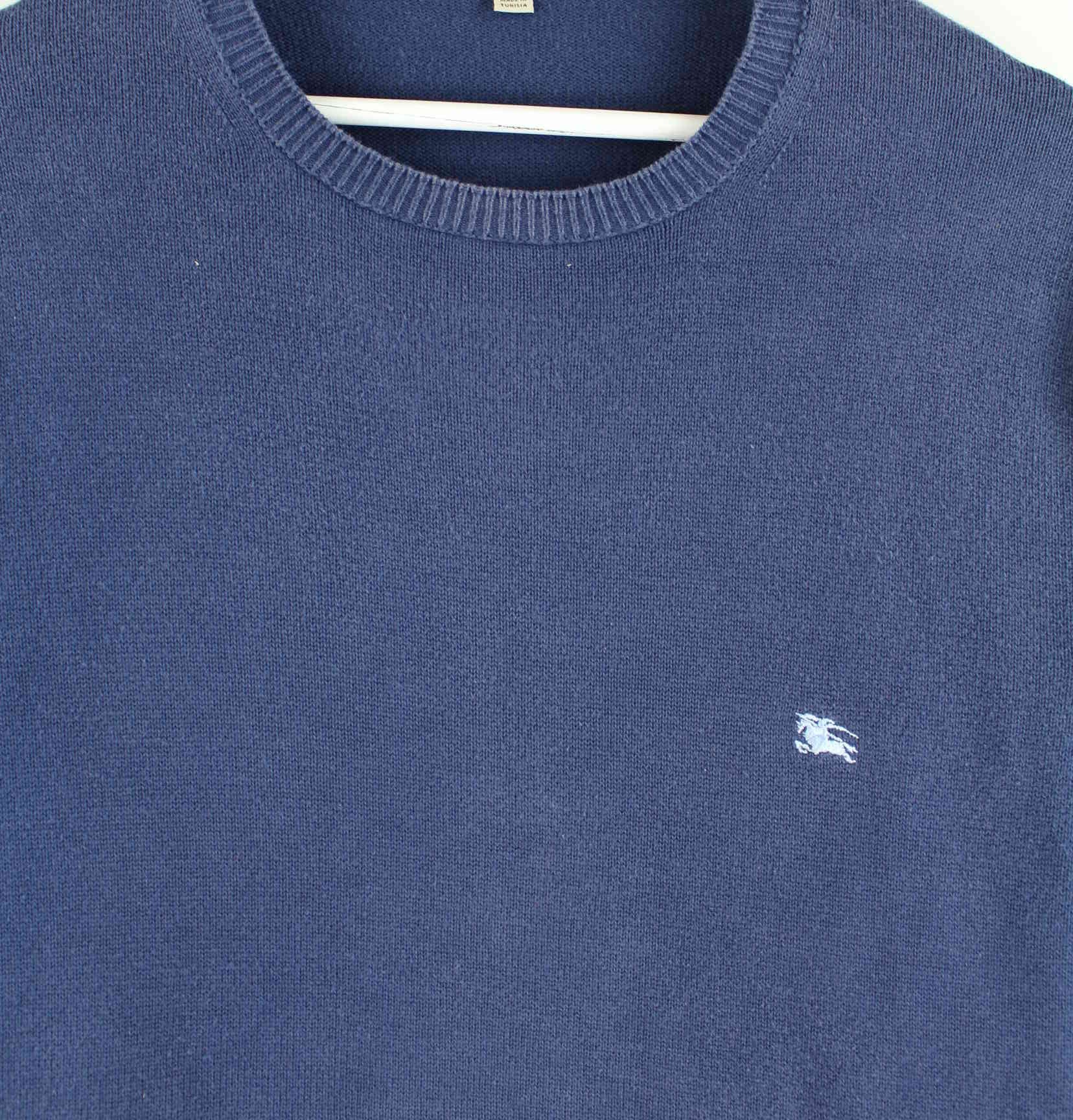 Burberry Basic Pullover Blau L (detail image 1)