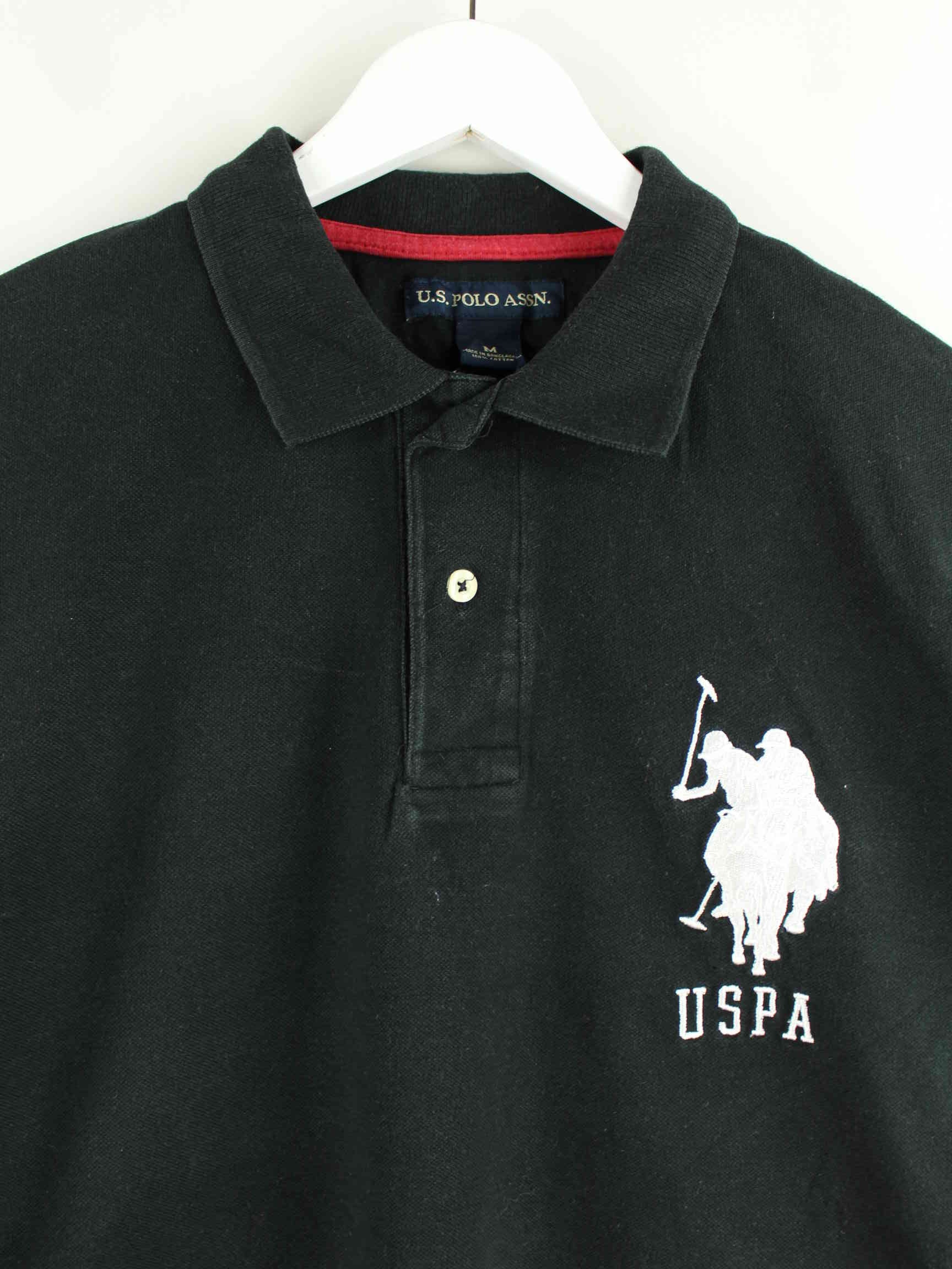 U.S. Polo ASSN. Big Logo Langarm Polo Schwarz M (detail image 1)