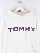 Tommy Hilfiger 90s Vintage Embroidered Logo Hoodie Beige S (detail image 1)