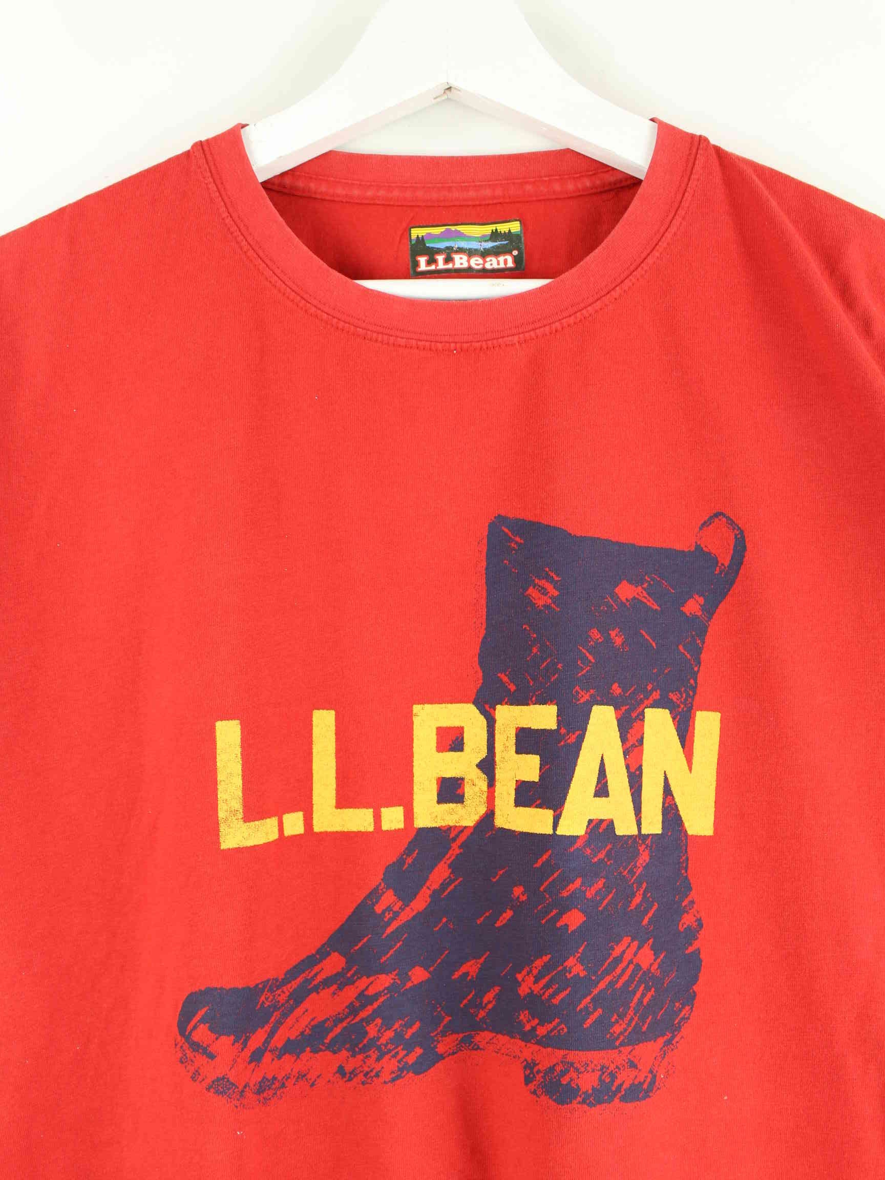 LL Bean Print T-Shirt Rot L (detail image 1)