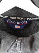 Polo Sport 90s Vintage Fleece Sweatjacke Grau XL (detail image 2)