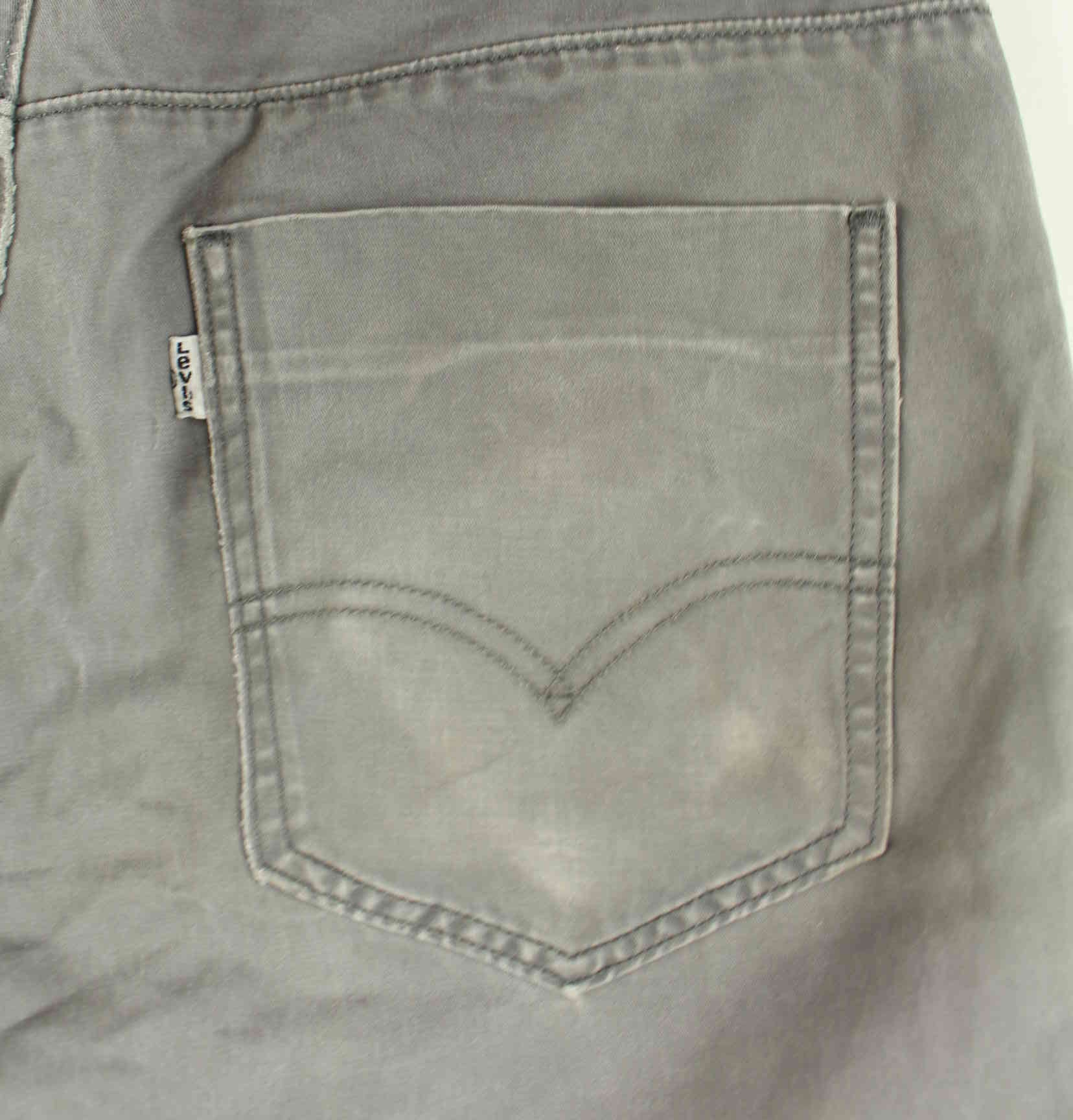 Levi's 511 White Tab Chino Shorts Grau W32 (detail image 4)