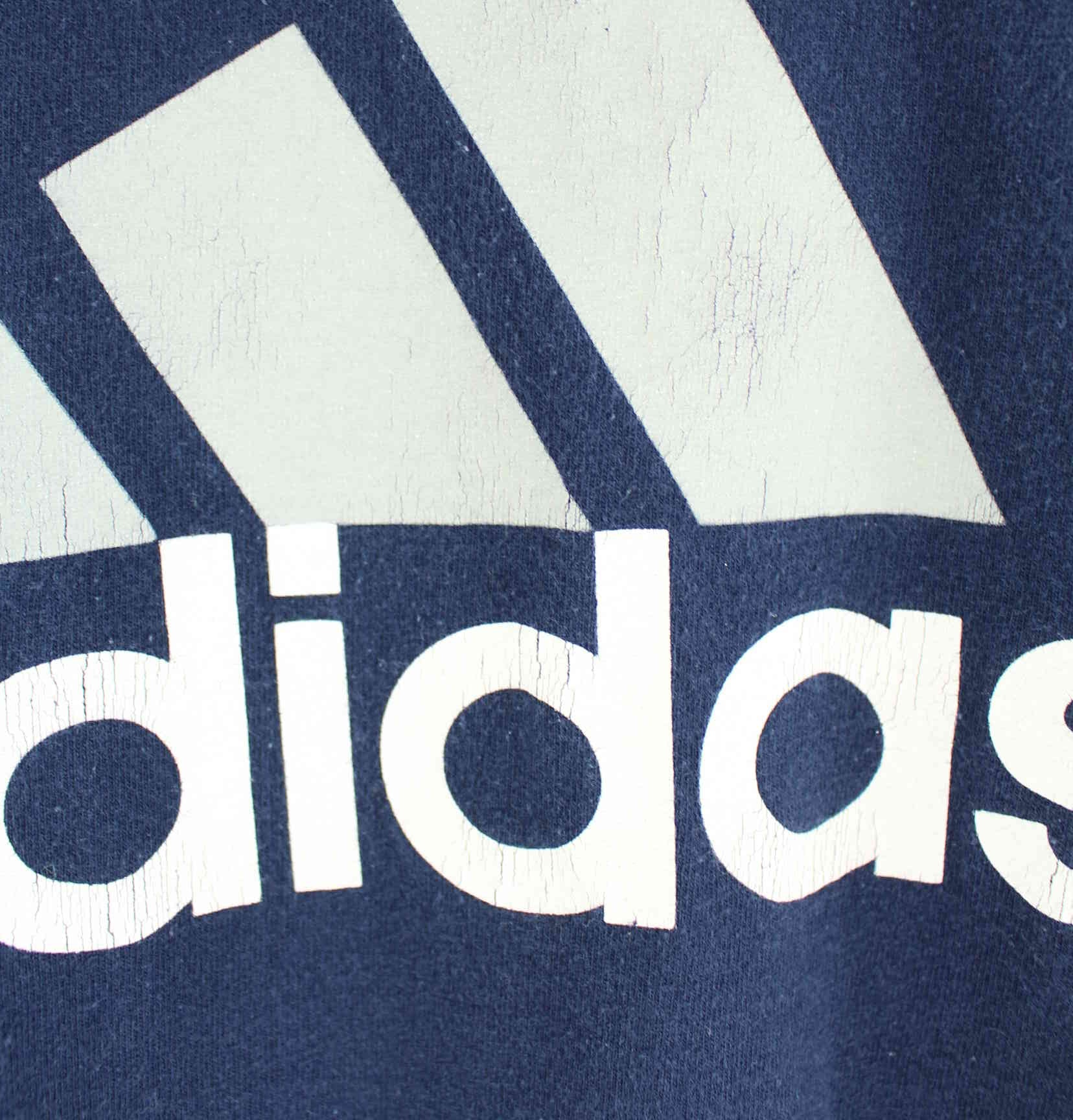 Adidas y2k Print T-Shirt Blau XL (detail image 2)