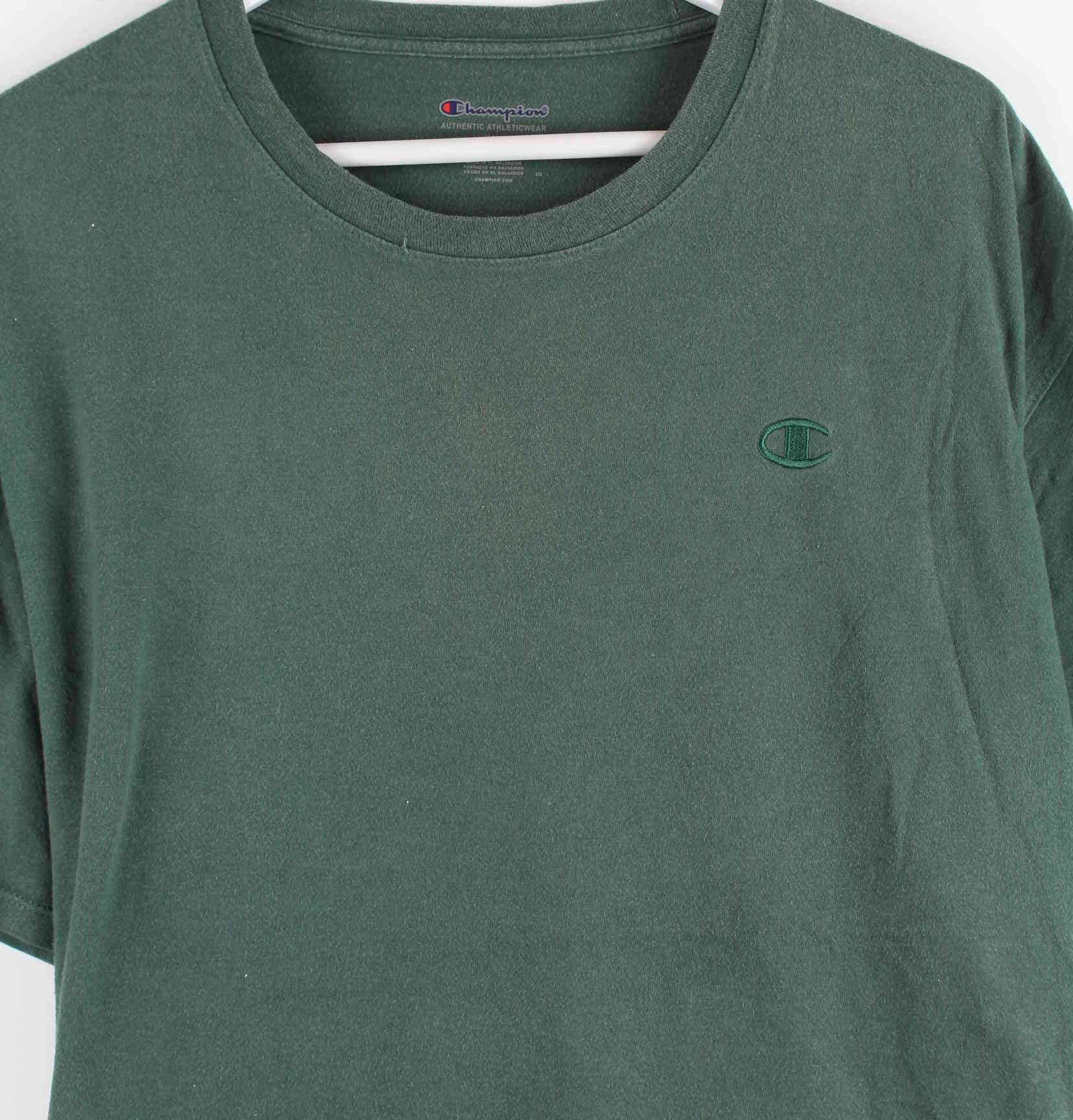 Champion Basic T-Shirt Grün XL (detail image 1)