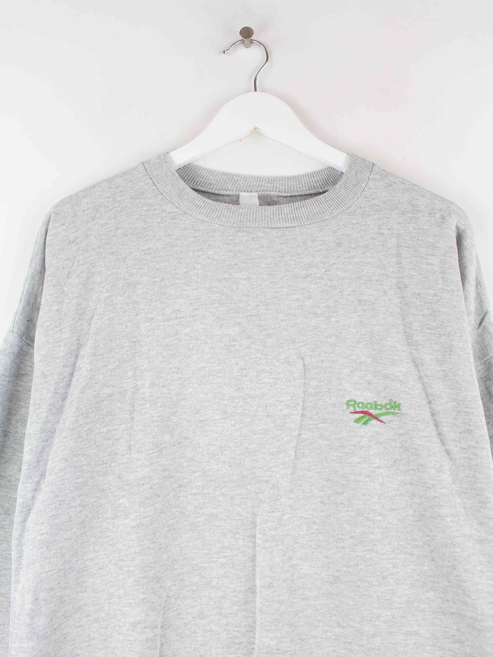 Reebok 90s Vintage Sweater Grau S (detail image 1)